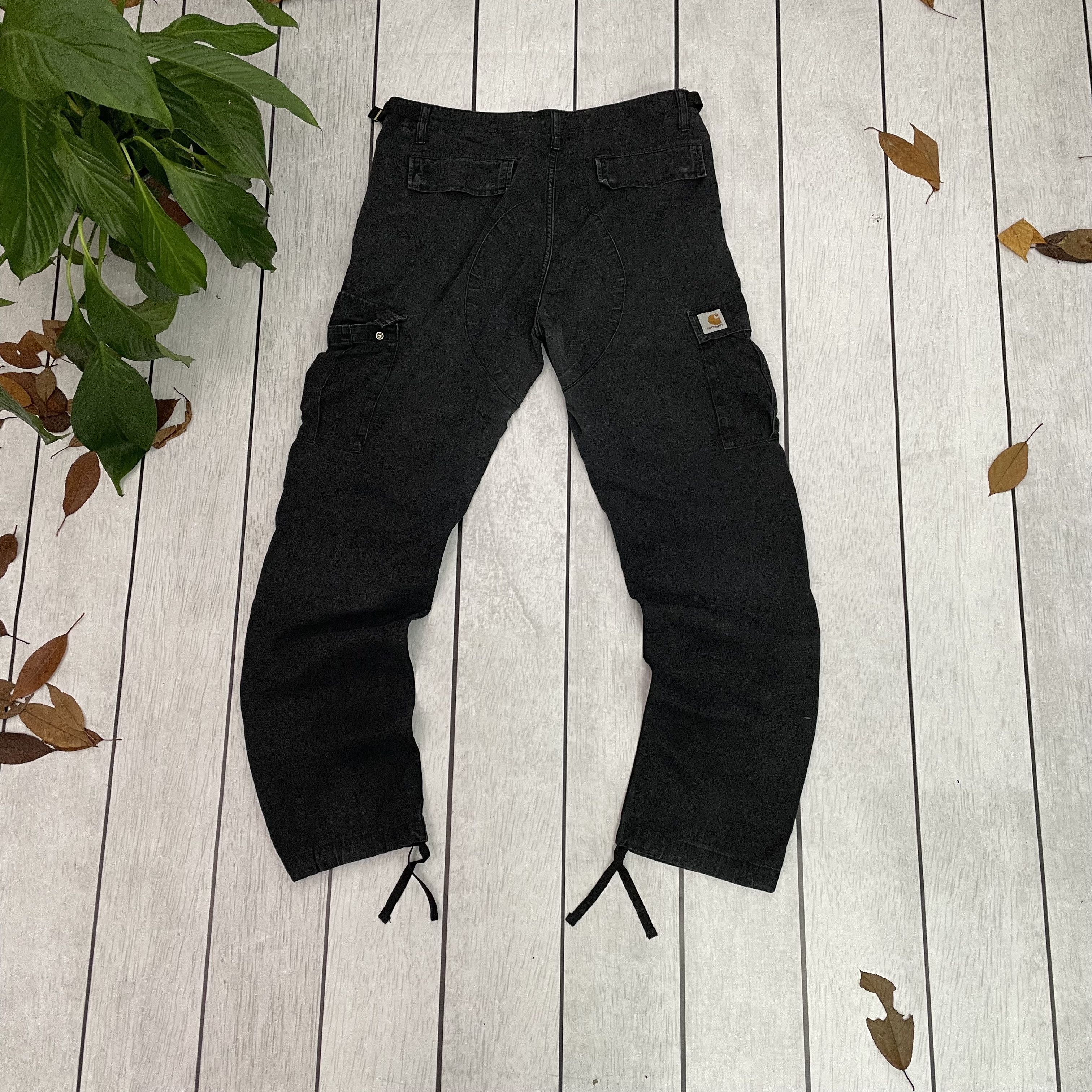 Carhartt Custom Carhartt Black Cargo Pants, Upcycled AK -47 Graphic Size US 32 / EU 48 - 7 Thumbnail