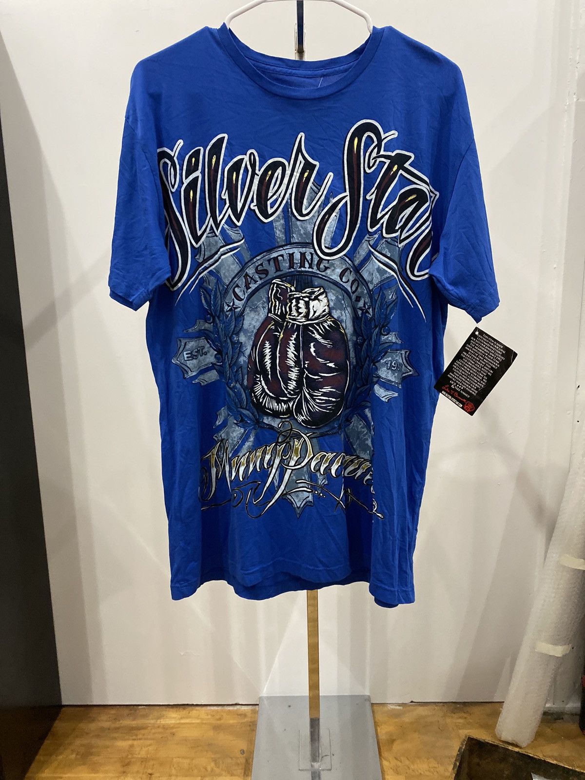 Other Vintage Manny Pacquiao Silver Star Brand T-Shirt Size US L / EU 52-54 / 3 - 5 Thumbnail