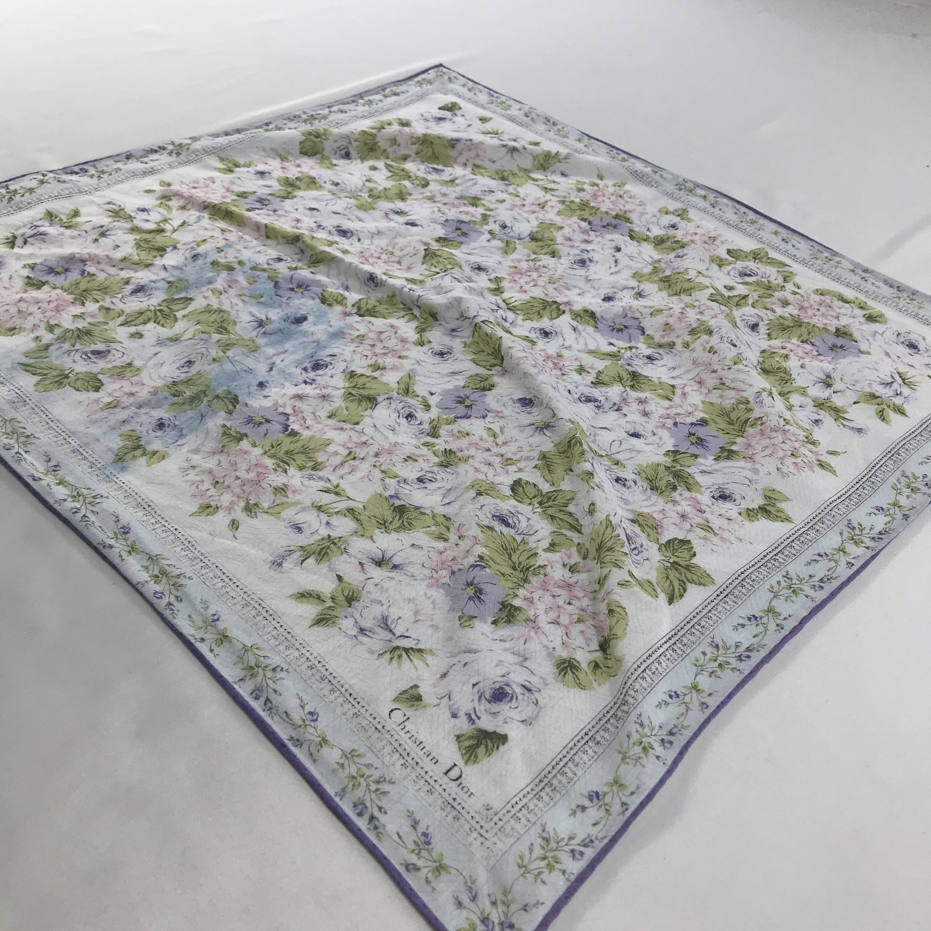 Vintage Christian Dior Bandana / Handkerchief / Neckerchief - S1700 Size ONE SIZE - 2 Thumbnail