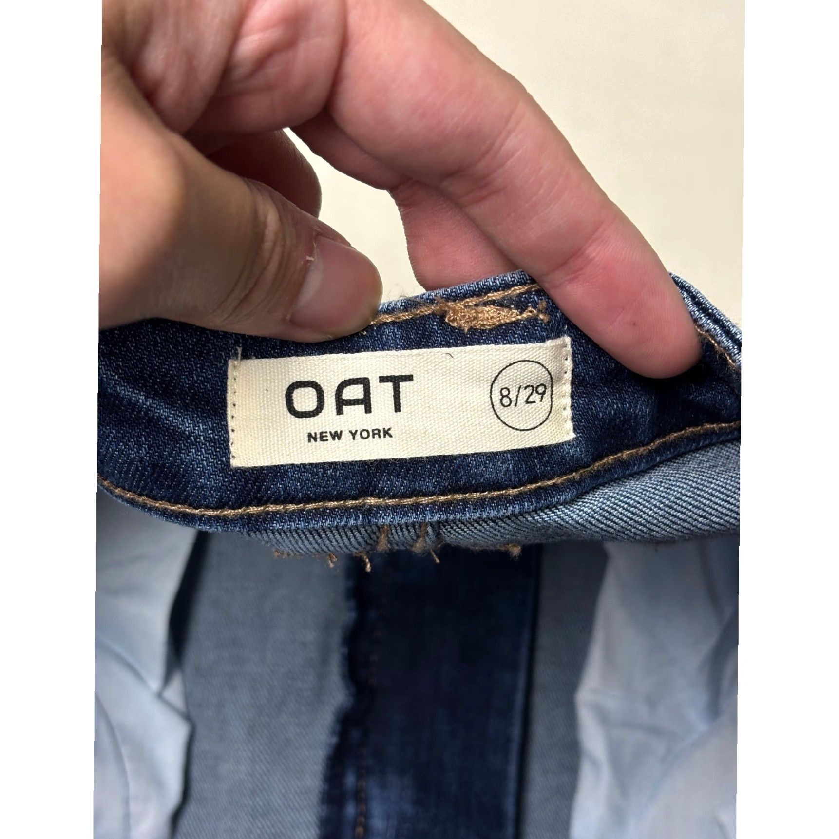 Vintage VINTAGE OAT New York High Rise Bootcut Jeans Dark Wash 32X31 Womens Jeans Medium Blue Limitless Keywords Size 24" / US 00 / IT 34 - 5 Thumbnail