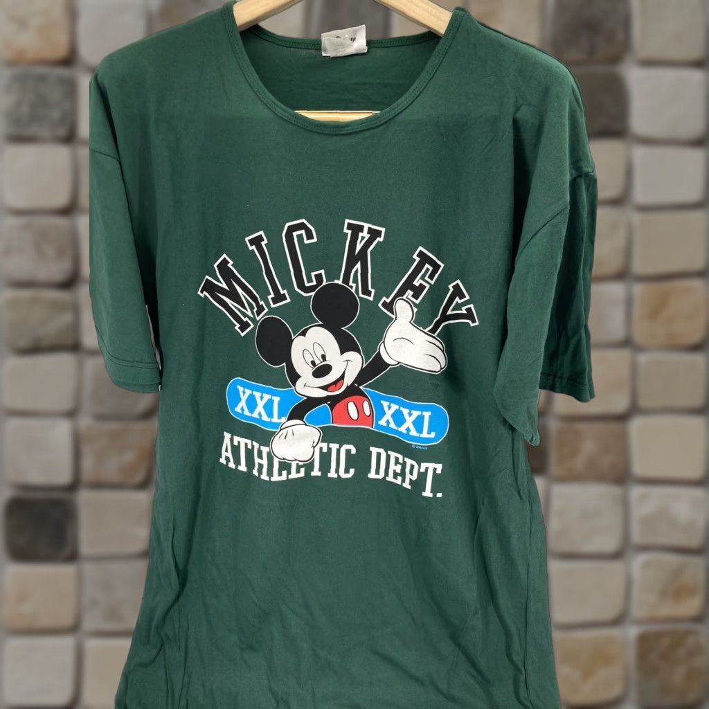 Disney VINTAGE Walt Disney World Sleep Shirt Women OSFA Green Mickey Mouse NOS NWOT Size ONE SIZE - 1 Thumbnail