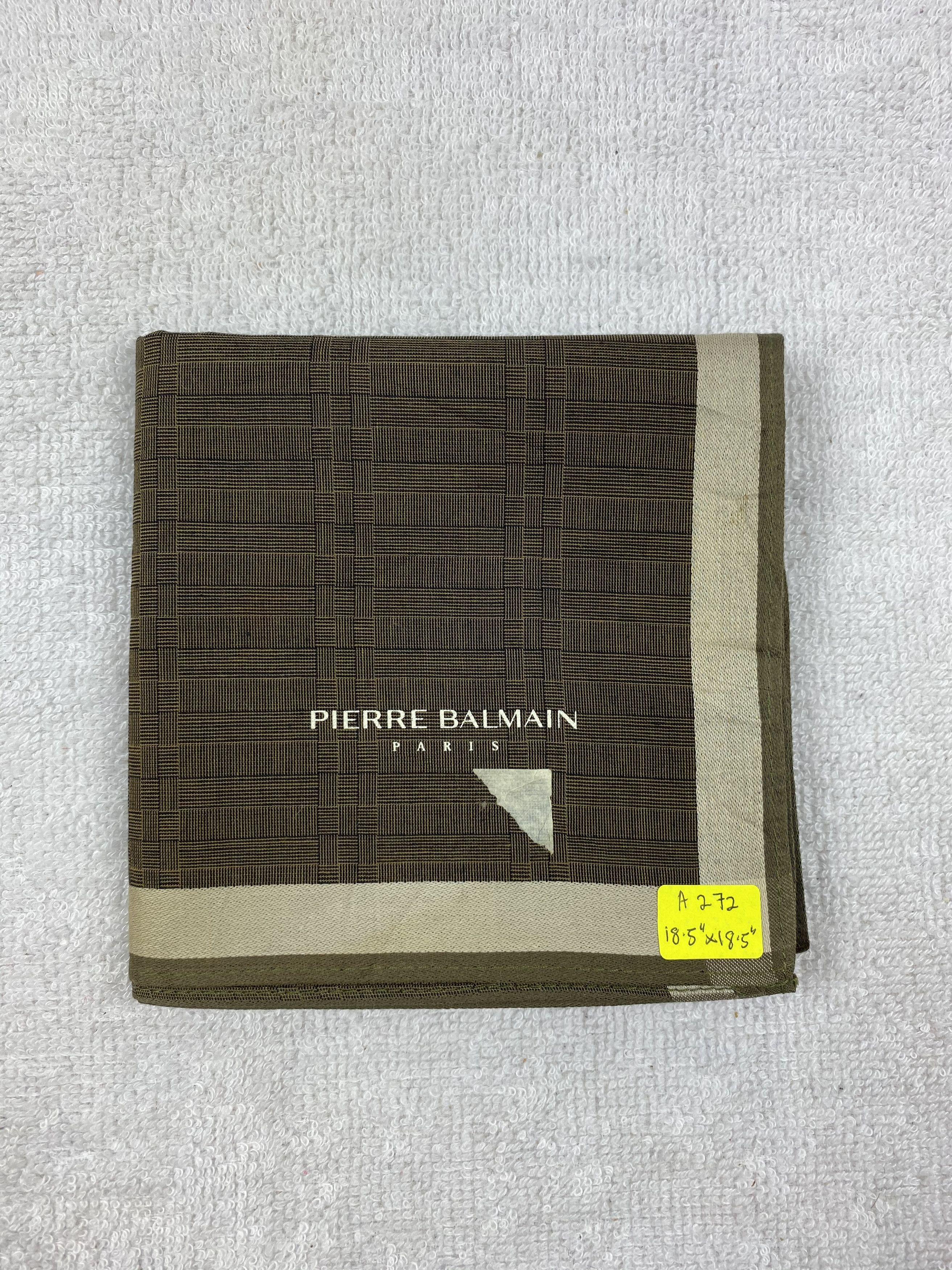 Pierre Balmain × Vintage Pierre Balmain Handkerchief / Bandana / Neckerchief Size ONE SIZE - 6 Thumbnail