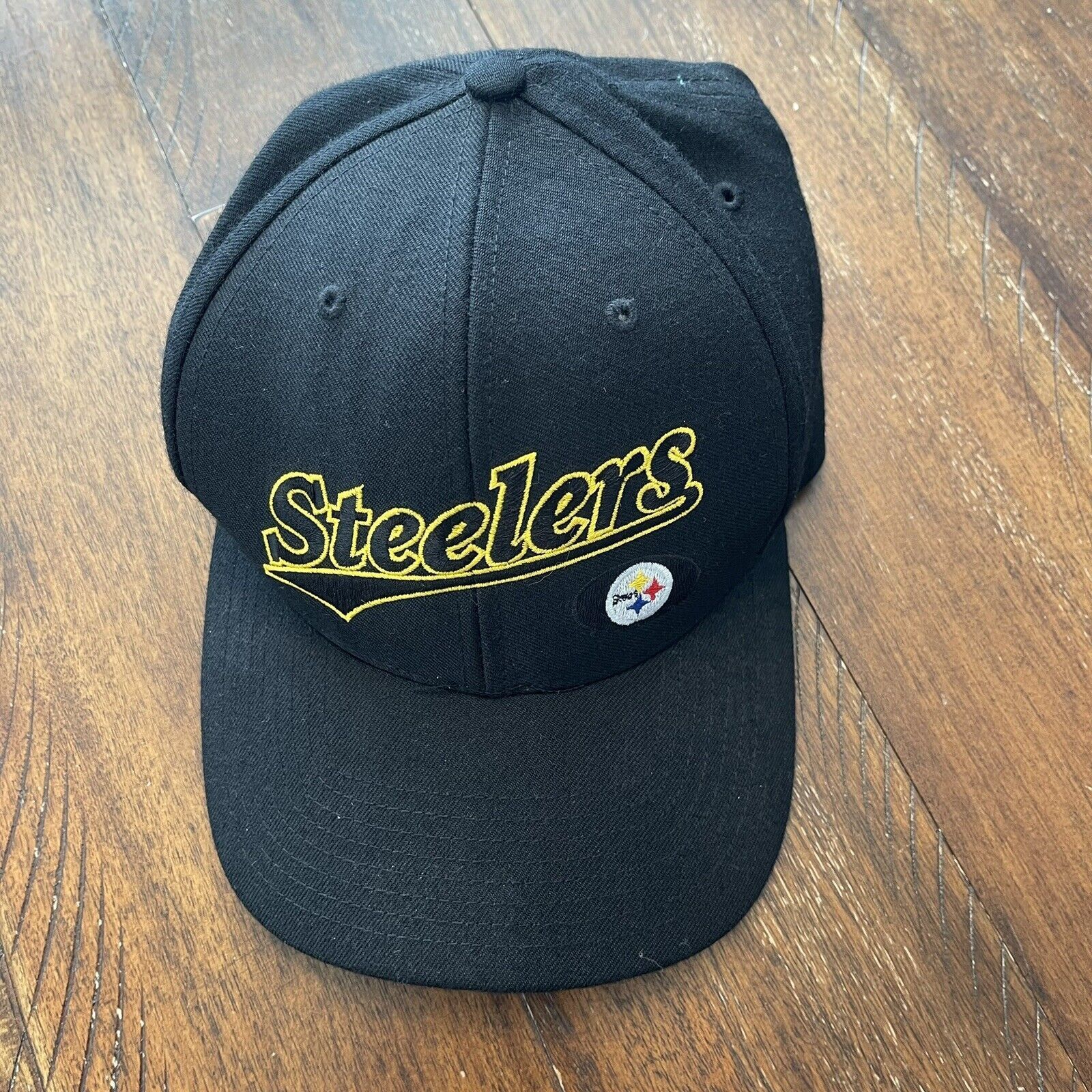 Twins Enterprise Inc. Vtg Pittsburgh Steelers Twins Enterprise SnapBack 30% Wool Size ONE SIZE - 4 Thumbnail
