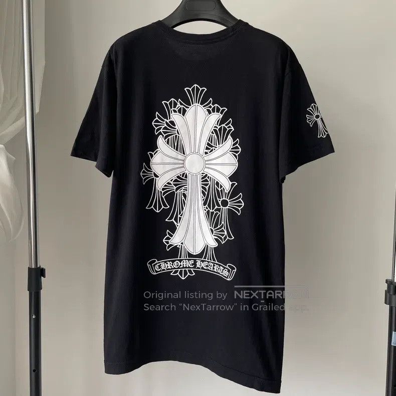 Chrome Hearts CHROME HEARTS Size L Black Phantom Cross Short Sleeve Size US L / EU 52-54 / 3 - 2 Thumbnail