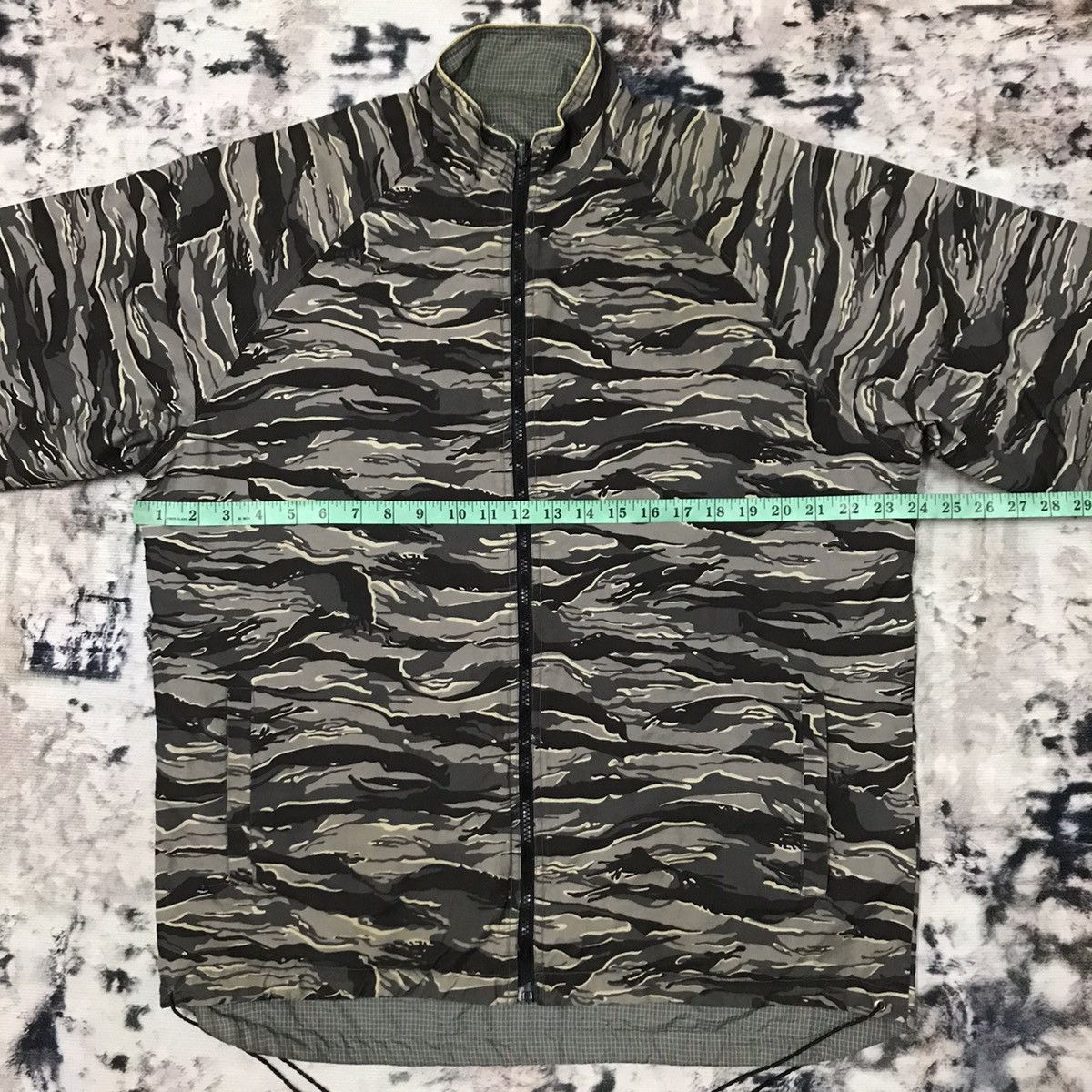 Japanese Brand × Vintage Vintage Cross Fader Riversible Tiger Stripe Camo Jacket Size US L / EU 52-54 / 3 - 16 Thumbnail