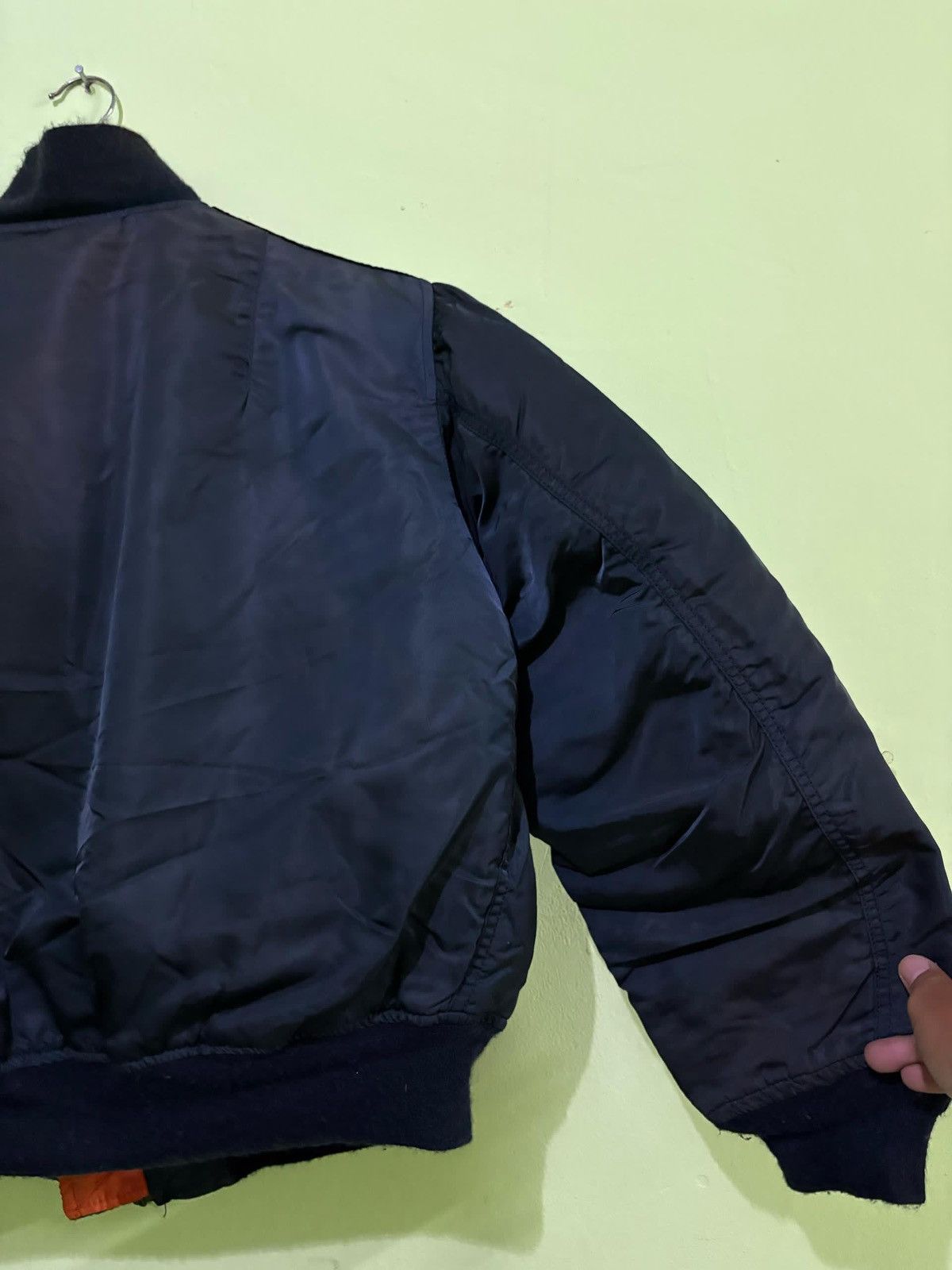 Alpha Industries × Vintage Vintage Alpha Industries MA-1 Flight Jacket Bomber Jacket Size US L / EU 52-54 / 3 - 9 Thumbnail