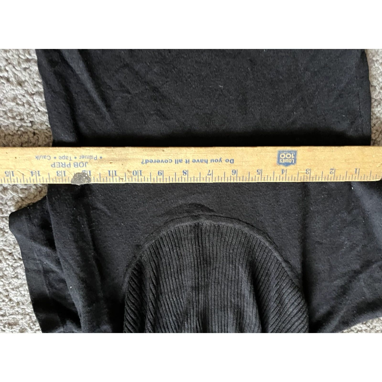 Express Express Womens Pullover Knit Sweater Turtleneck Cap Sleeve Black Size Small - 90s Modern Vintage? Size S / US 4 / IT 40 - 4 Thumbnail