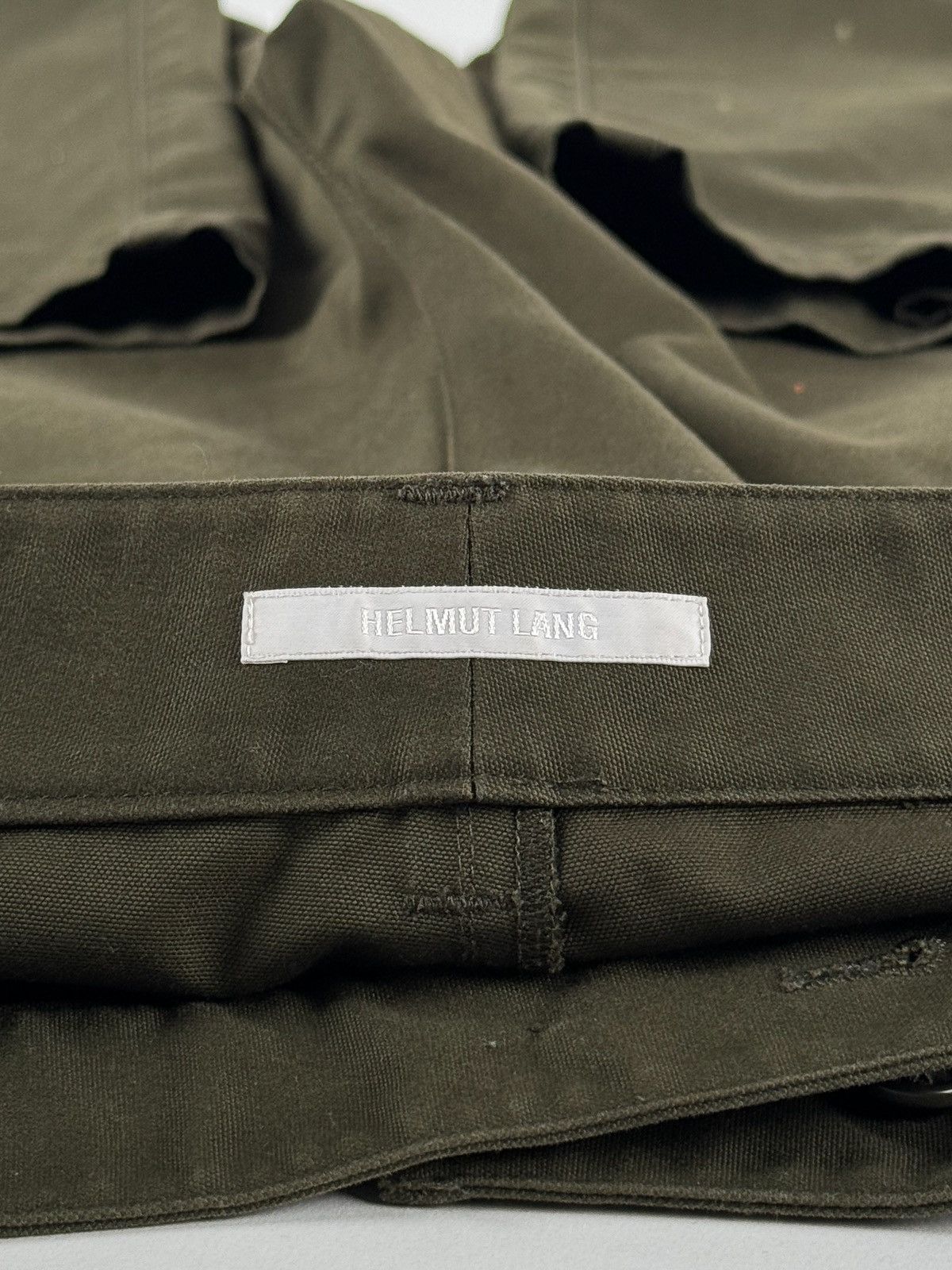 Helmut Lang Helmut Lang Green Cargo Pants Size US 36 / EU 52 - 12 Thumbnail