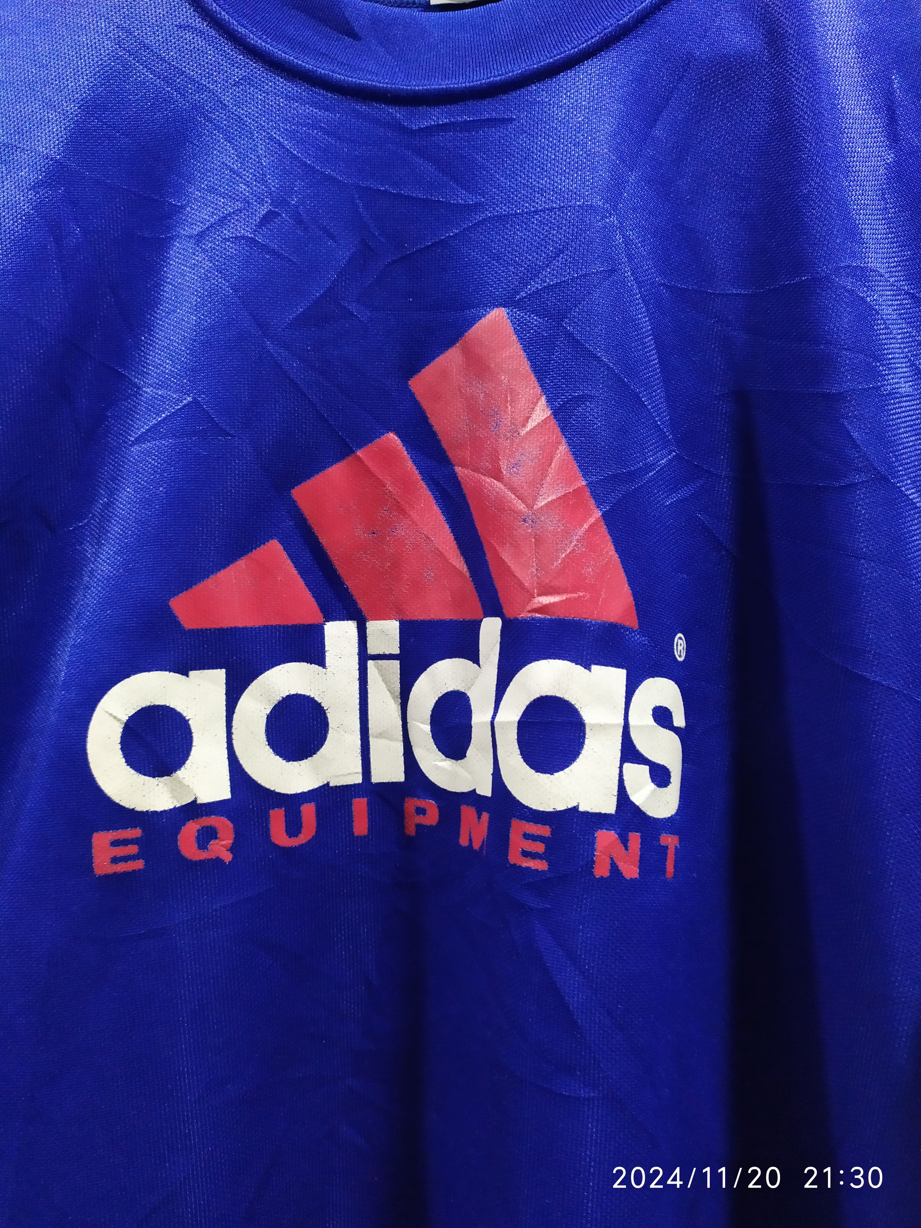 Adidas × Equipment × Vintage Adidas Equipment vintage 90s jersey made in Japan Size US L / EU 52-54 / 3 - 3 Thumbnail