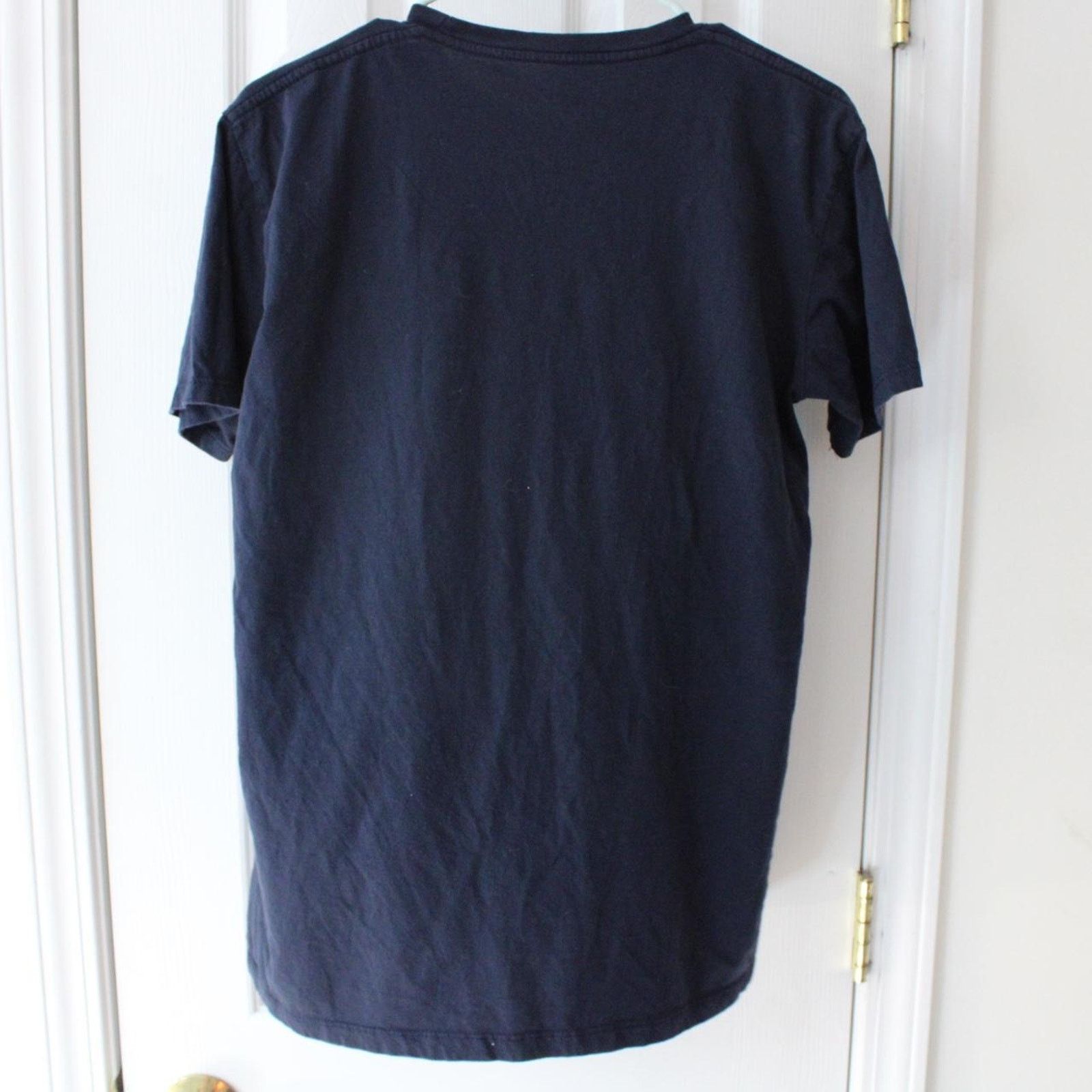 Hard Rock Cafe Y2K Navy Blue / Black Hard Rock Cafe Malaga Flag Graphic Tee Size US M / EU 48-50 / 2 - 4 Thumbnail