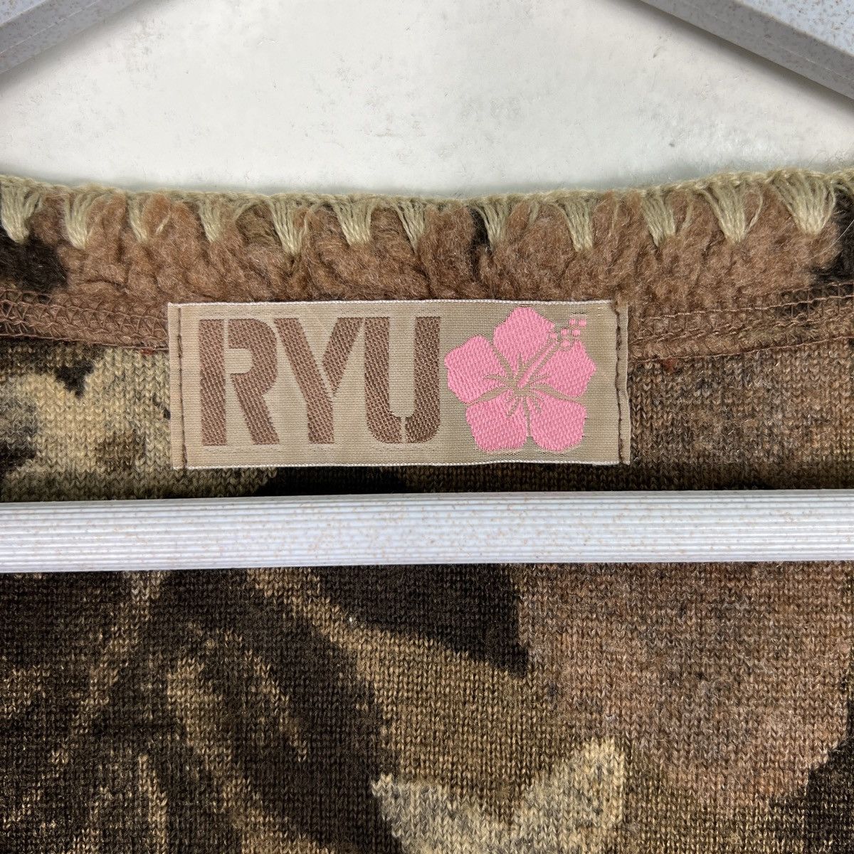 Japanese Brand 🔥 RYU FLOWER FLEECE JACKET Size US M / EU 48-50 / 2 - 15 Thumbnail