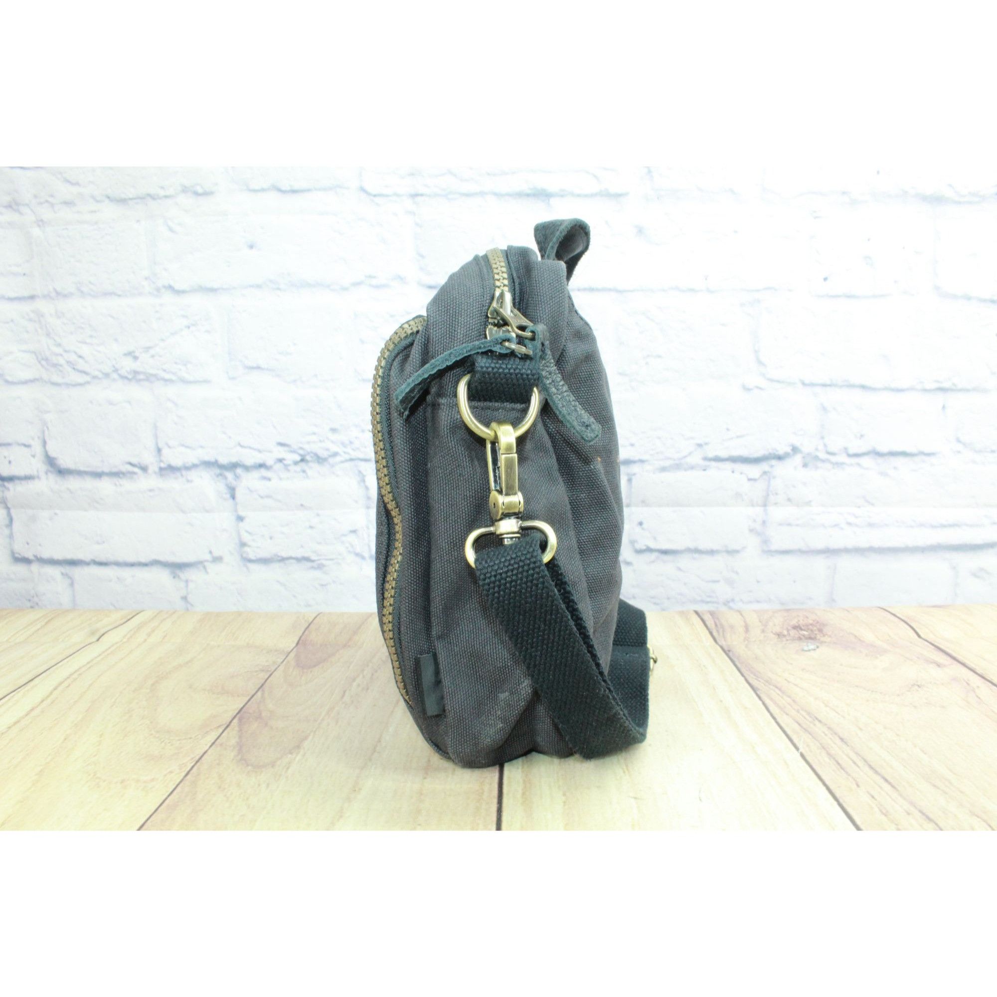 L.L. Bean LL Bean Essential Crossbody Bag Rugged Canvas Black Size ONE SIZE - 2 Thumbnail