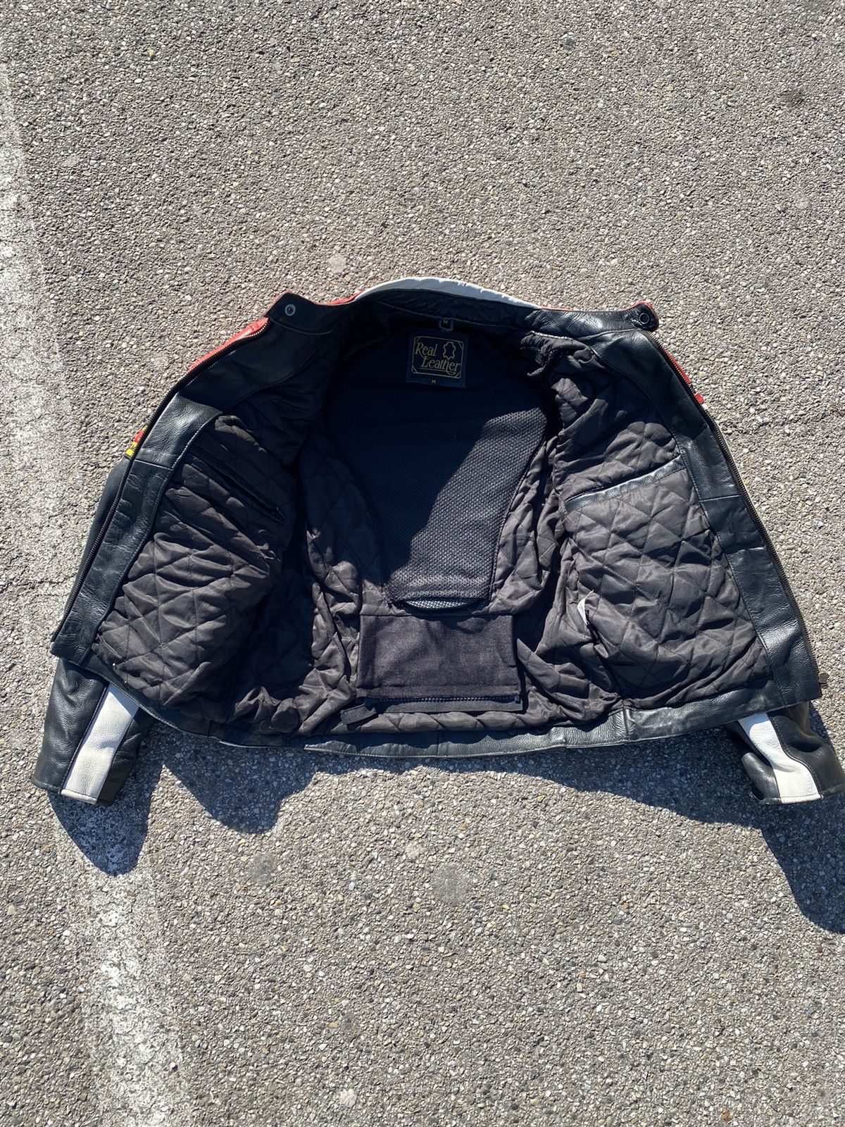 Red Bull × Vintage Vintage Red Bill Racing Leather Jacket Size US M / EU 48-50 / 2 - 13 Thumbnail
