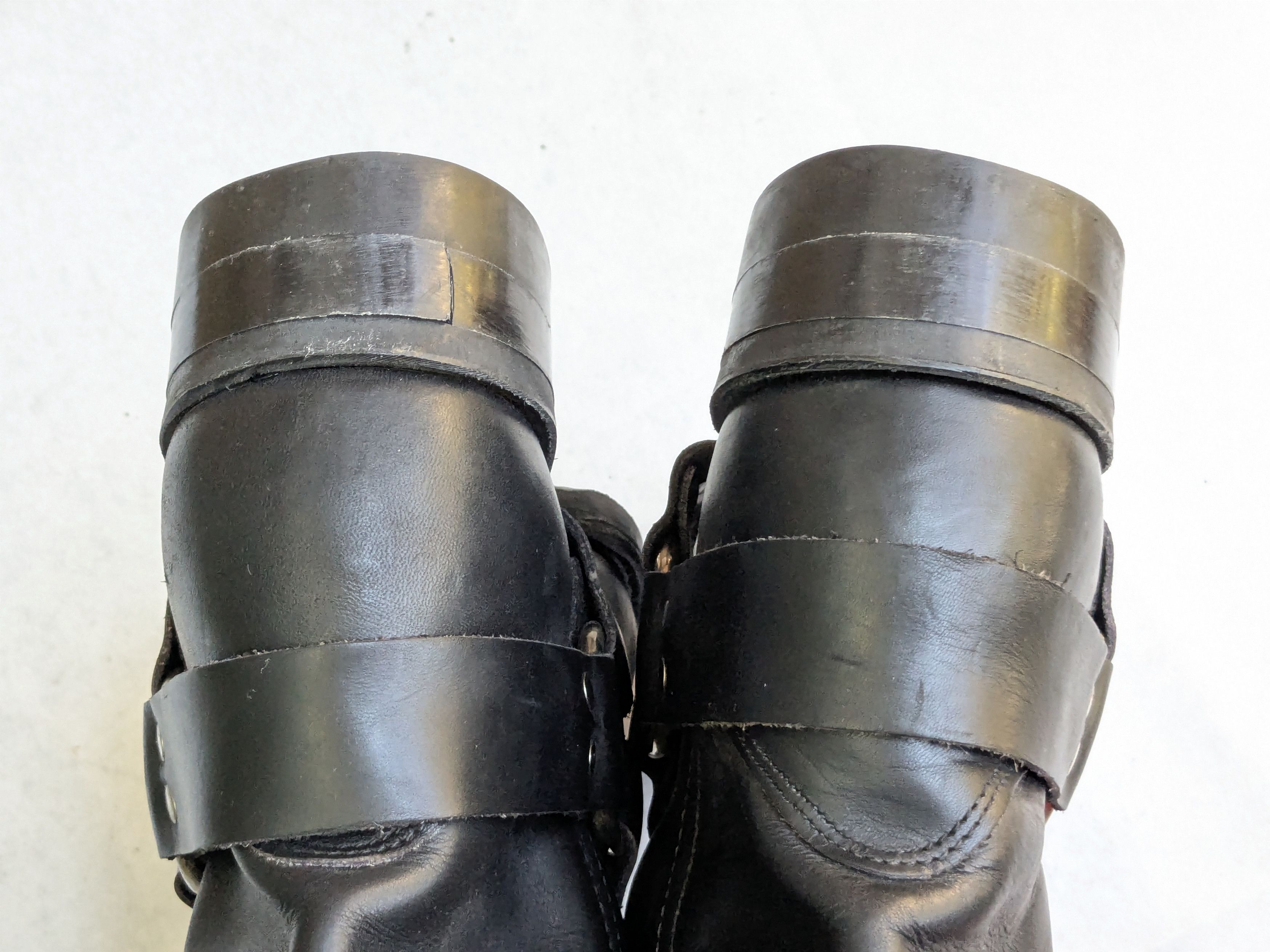 Frye Frye Harness Boots Black Leather 11 M Leather Buckle Size US 11 / EU 44 - 23 Thumbnail