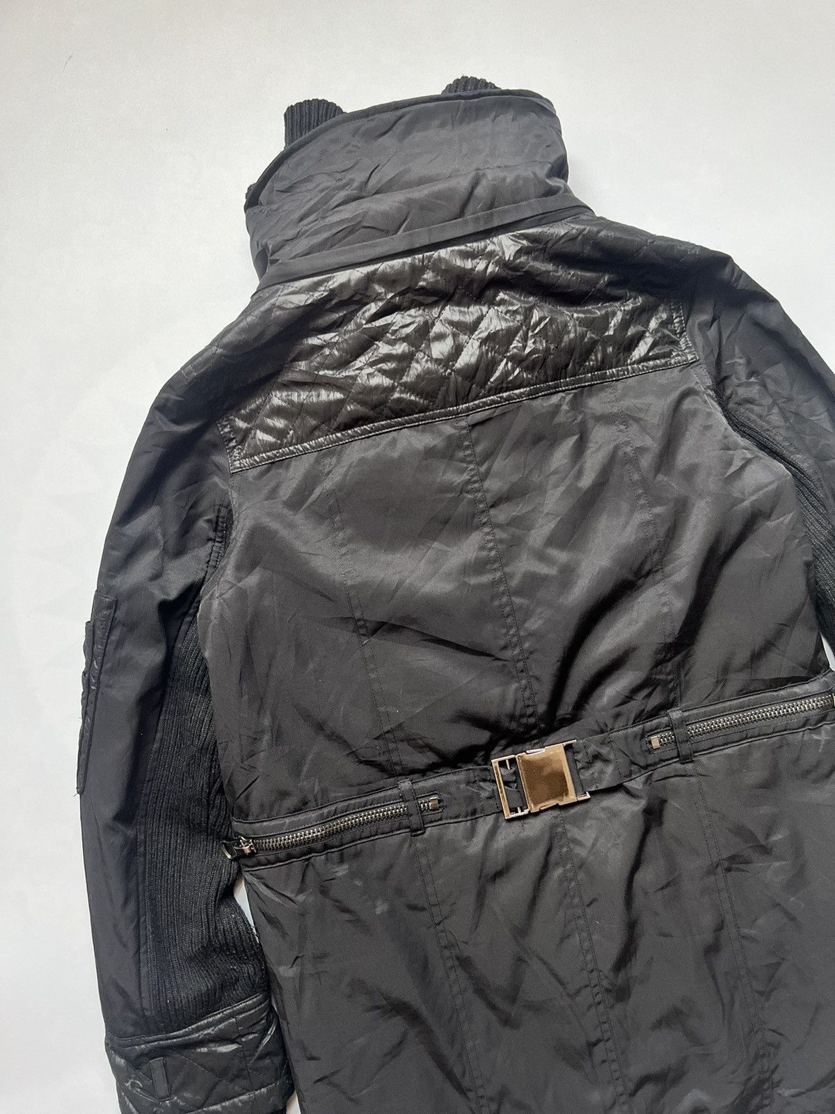 Vintage Murua Cross Zipper Chain Punk Bondage Bondage Bomber Jacket Size S / US 4 / IT 40 - 9 Thumbnail