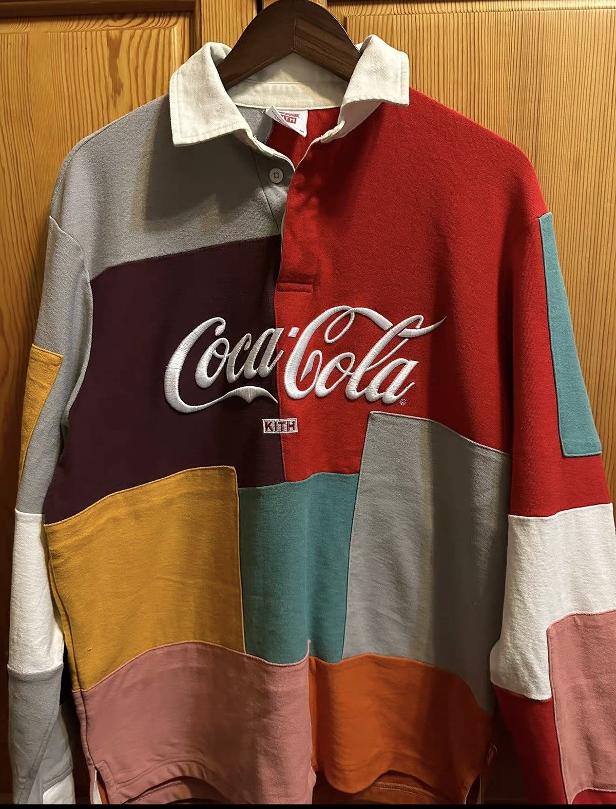 Coca Cola × Kith Kith Coca-Cola rugby polo longsleeve tee T-shirt Size US M / EU 48-50 / 2 - 1 Thumbnail
