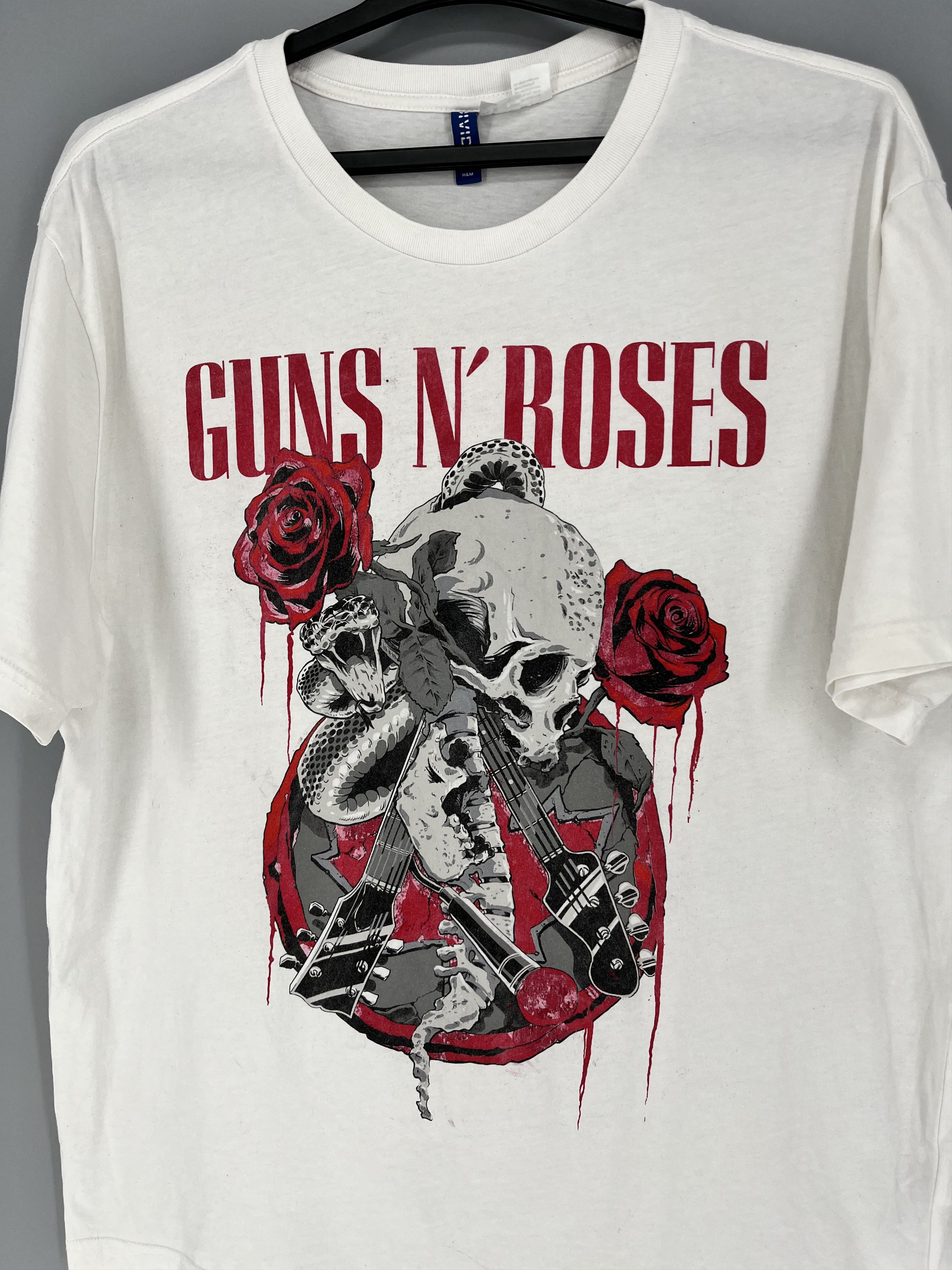 Japanese Brand × Vintage Vintage Y2K Guns And Roses World Tour Band Rock Meta Size US XL / EU 56 / 4 - 7 Thumbnail