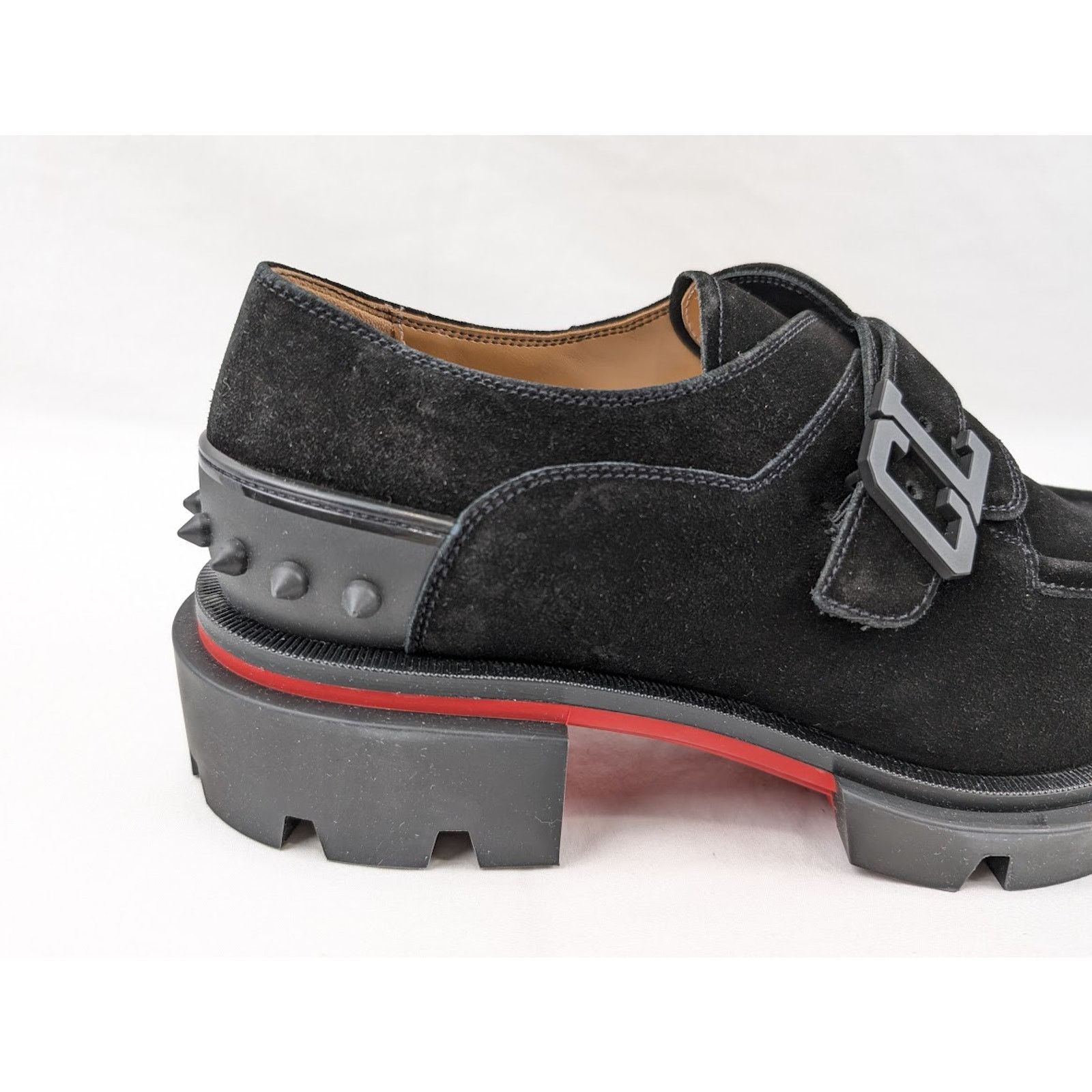 Christian Louboutin o1rshd1 Our Georges Flat Shoes in Black Size US 12 / EU 45 - 5 Thumbnail