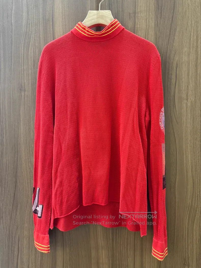 Louis Vuitton Louis Vuitton Red turtleneck sweater Size US M / EU 48-50 / 2 - 2 Thumbnail