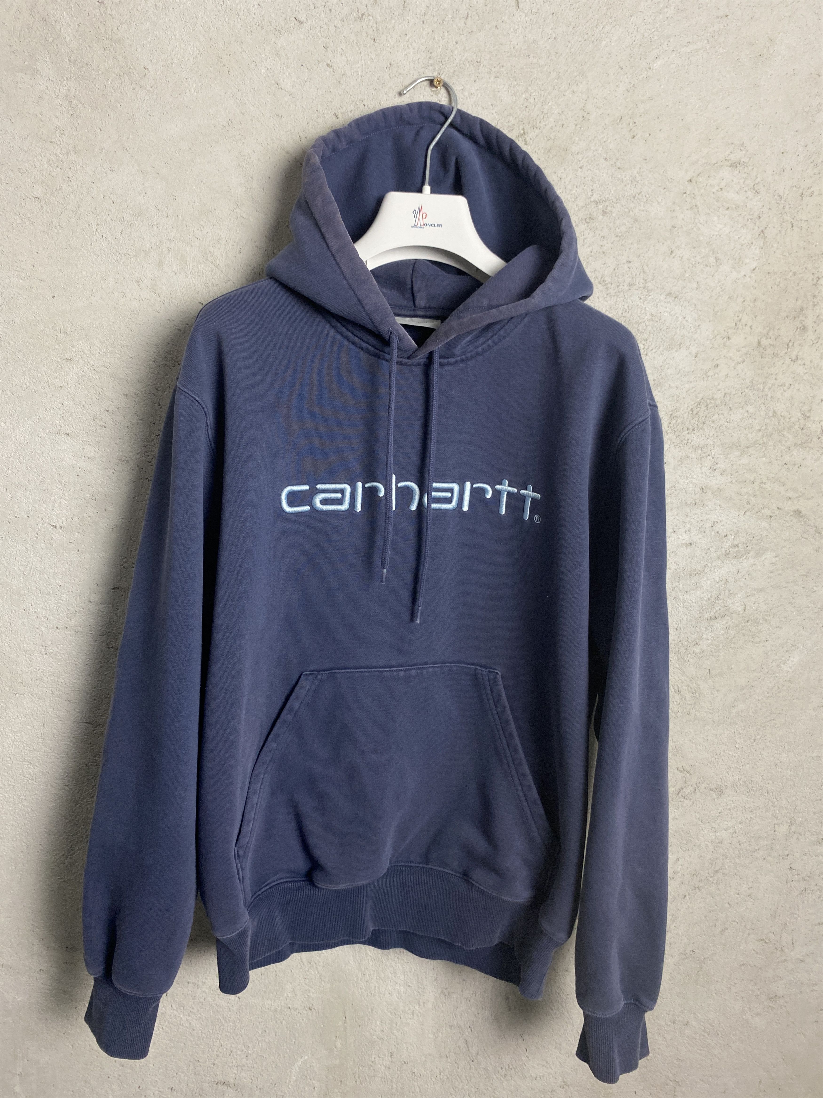 Carhartt Wip Carhartt WIP Hooded Sweat big logo hoodie skate rap Size US S / EU 44-46 / 1 - 1 Thumbnail