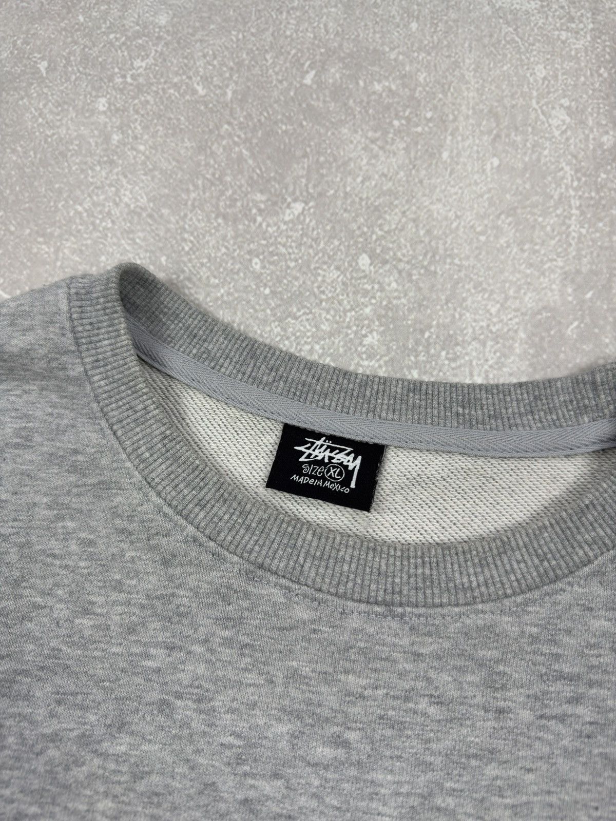 Stussy Stussy Classic Gray Sweatshirt Big Logo Crew Neck Y2k sz XL Size US XL / EU 56 / 4 - 8 Thumbnail
