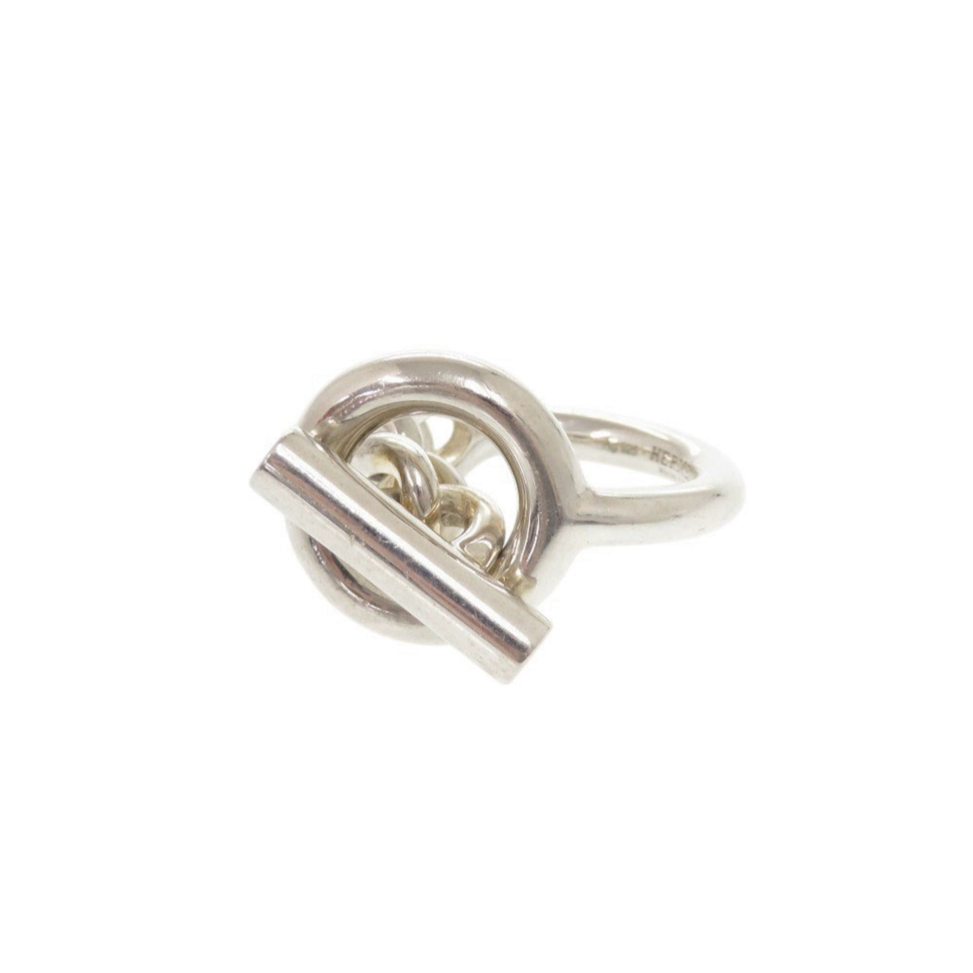 Hermes Hermes Croisette #53 Silver 925 Ring 1164 Size ONE SIZE - 1 Thumbnail