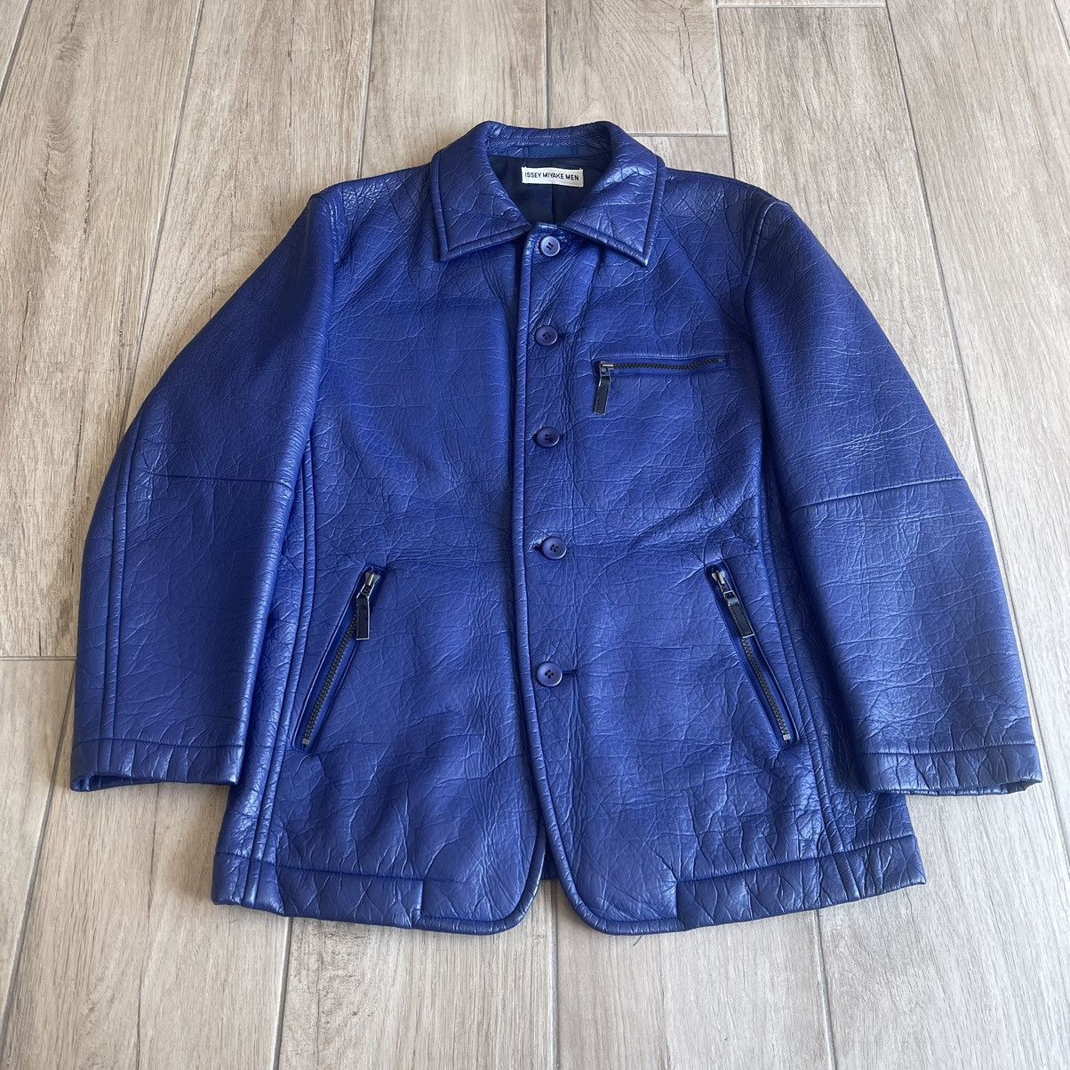 Issey Miyake Men AW1997 Eco Leather Utility Jacket Size US M / EU 48-50 / 2 - 1 Thumbnail