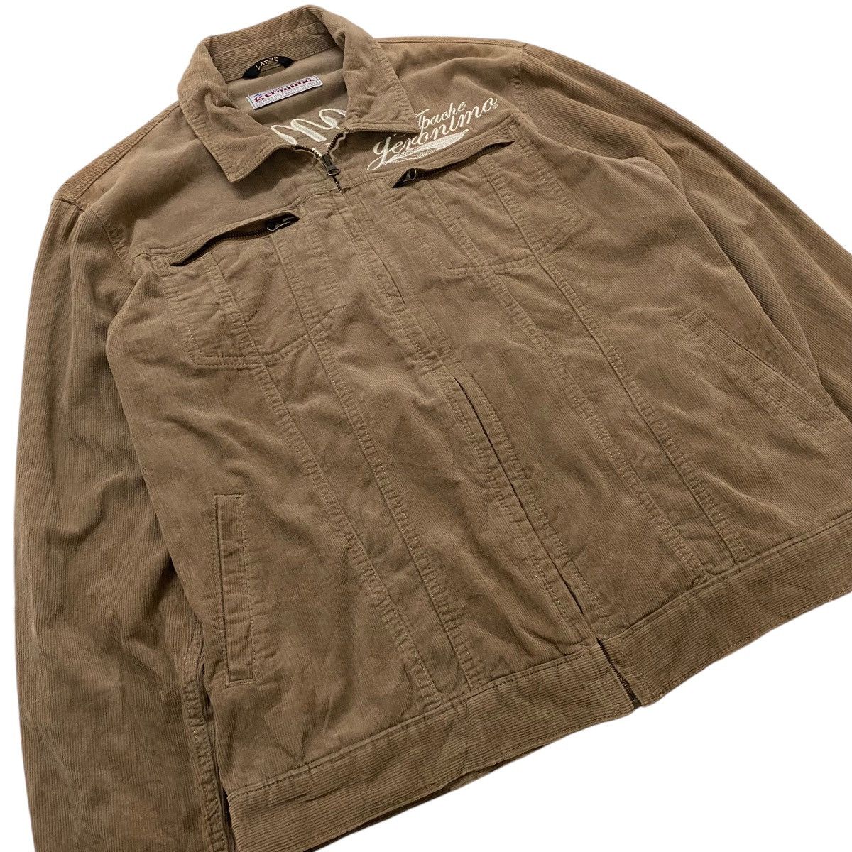 Vintage ☀️Gerinimo Arizona Tribes Native corduroy zipper jacket Size US S / EU 44-46 / 1 - 5 Thumbnail