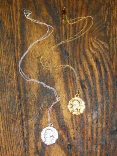 Designer 18kt Gold Vermeil over Silver Greek Coin Charm Necklace Size ONE SIZE - 6 Thumbnail