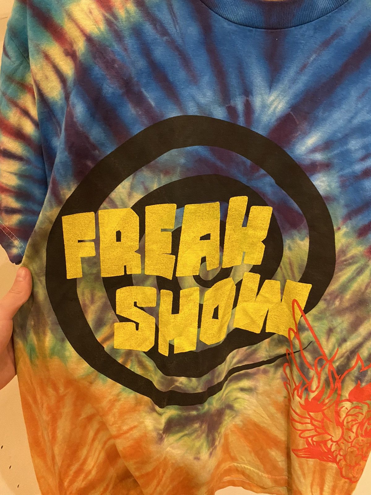 image of Gallery Dept. Freak Show Tie Dye Tee, Men's (Size Medium)