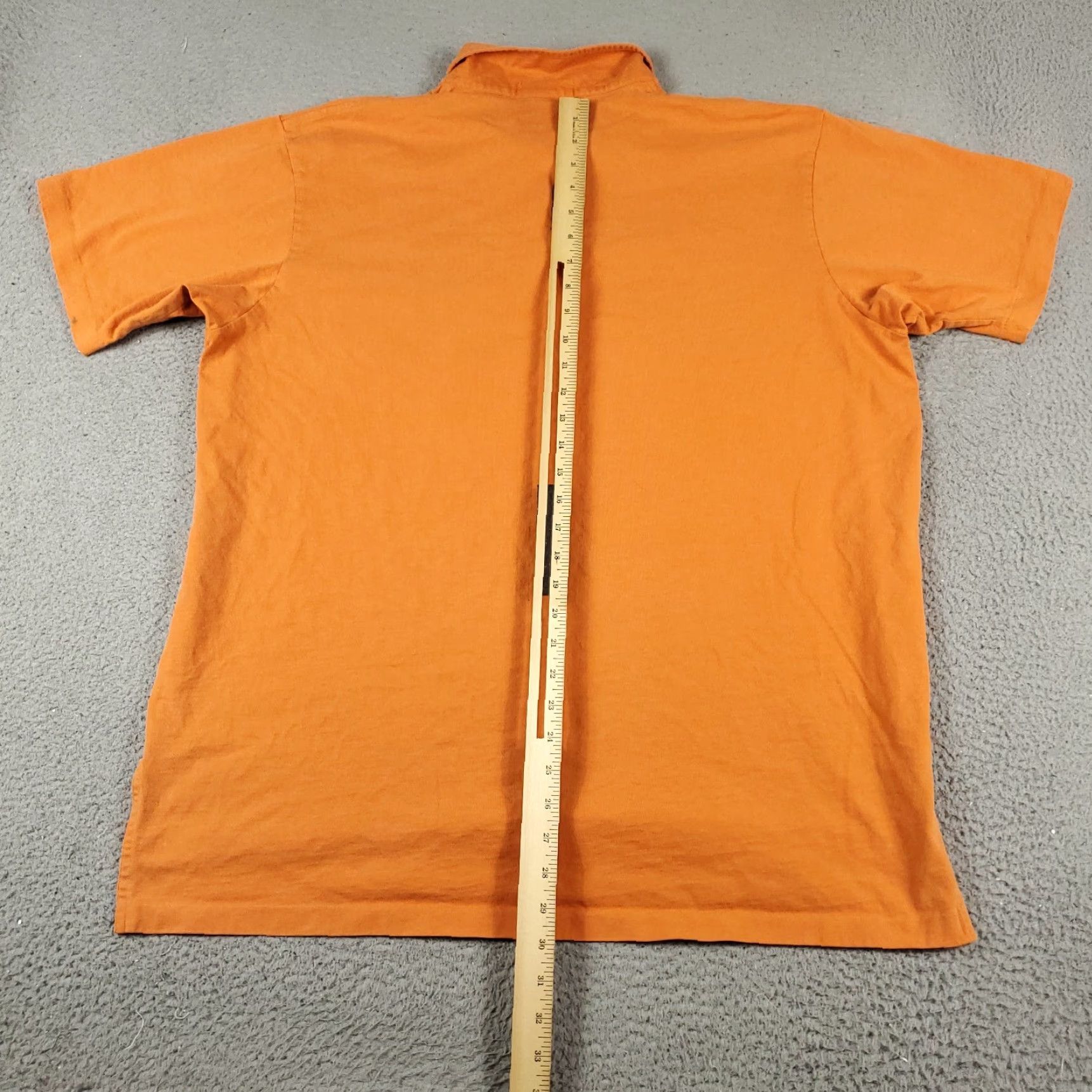 Ralph Lauren Ralph Lauren Polo Shirt Mens 2XL Orange Cotton Short Sleeve Button-Front Logo Shirt Mens Size US XXL / EU 58 / 5 - 4 Thumbnail