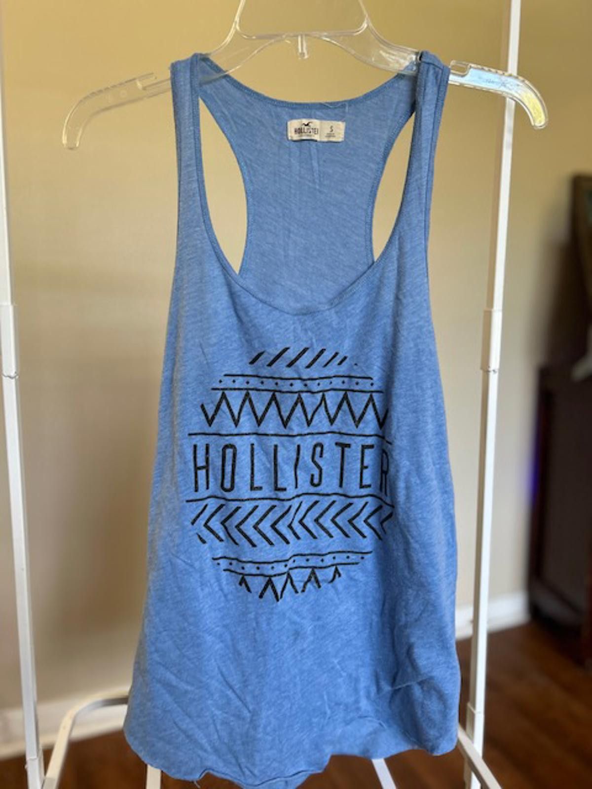 Hollister Hollister Blue Racerback Tank Top Size Small Size S / US 4 / IT 40 - 1 Thumbnail