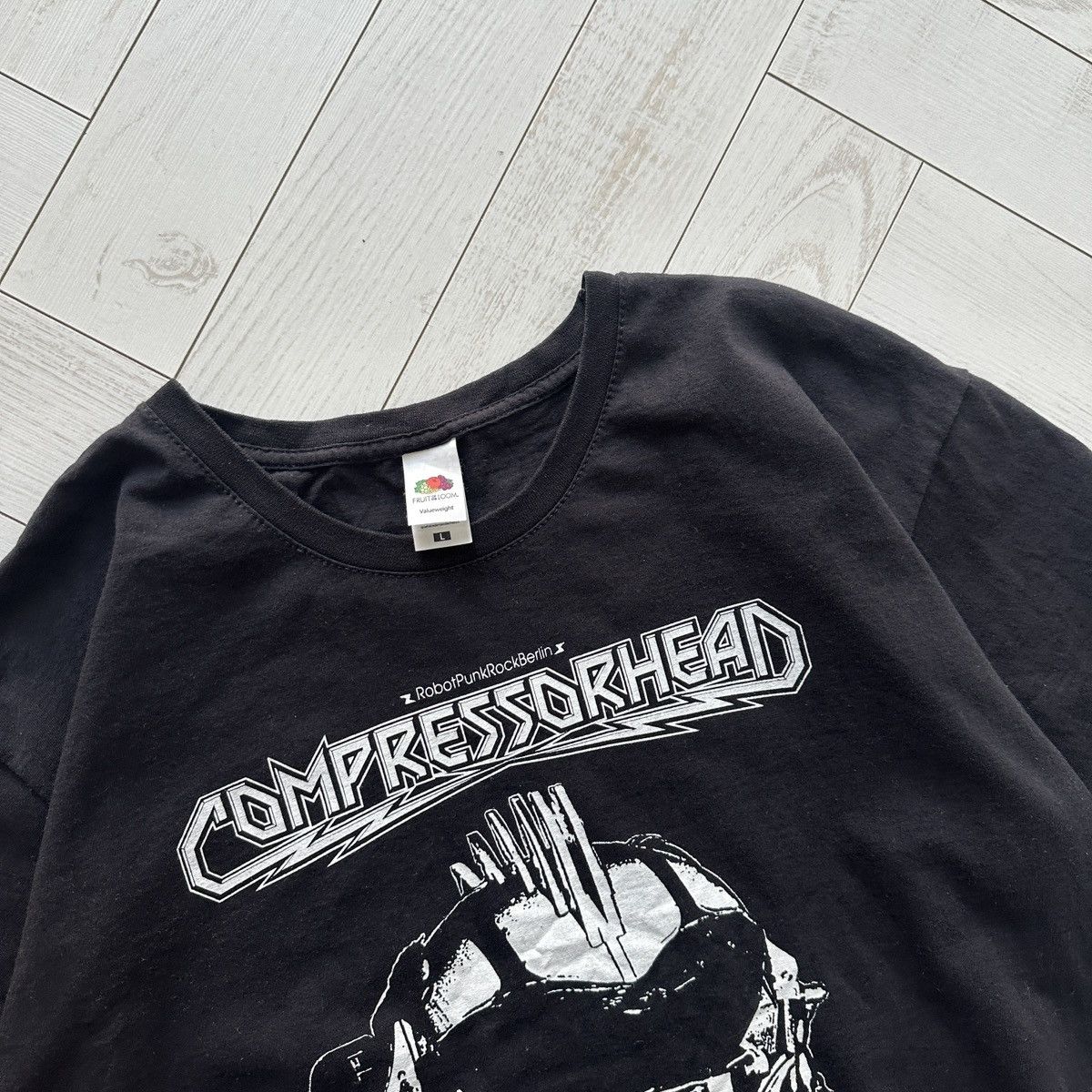 Band Tees Vintage 00s Compressorhead rock metal band tee y2k numetal Size US L / EU 52-54 / 3 - 4 Thumbnail