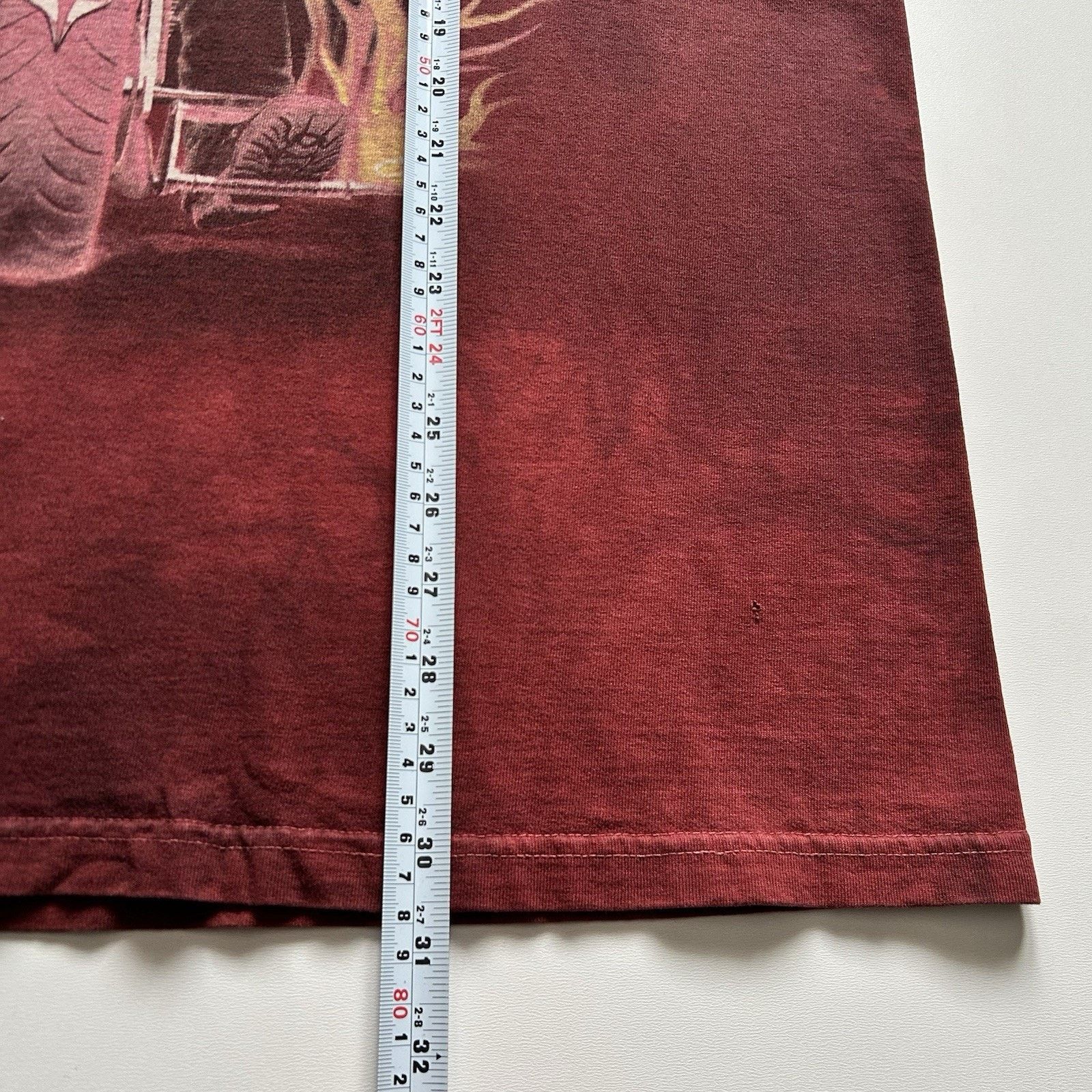 The Mountain Vintage Devil T-Shirt XL Burgundy The Mountain Art Parody Size US XL / EU 56 / 4 - 9 Thumbnail