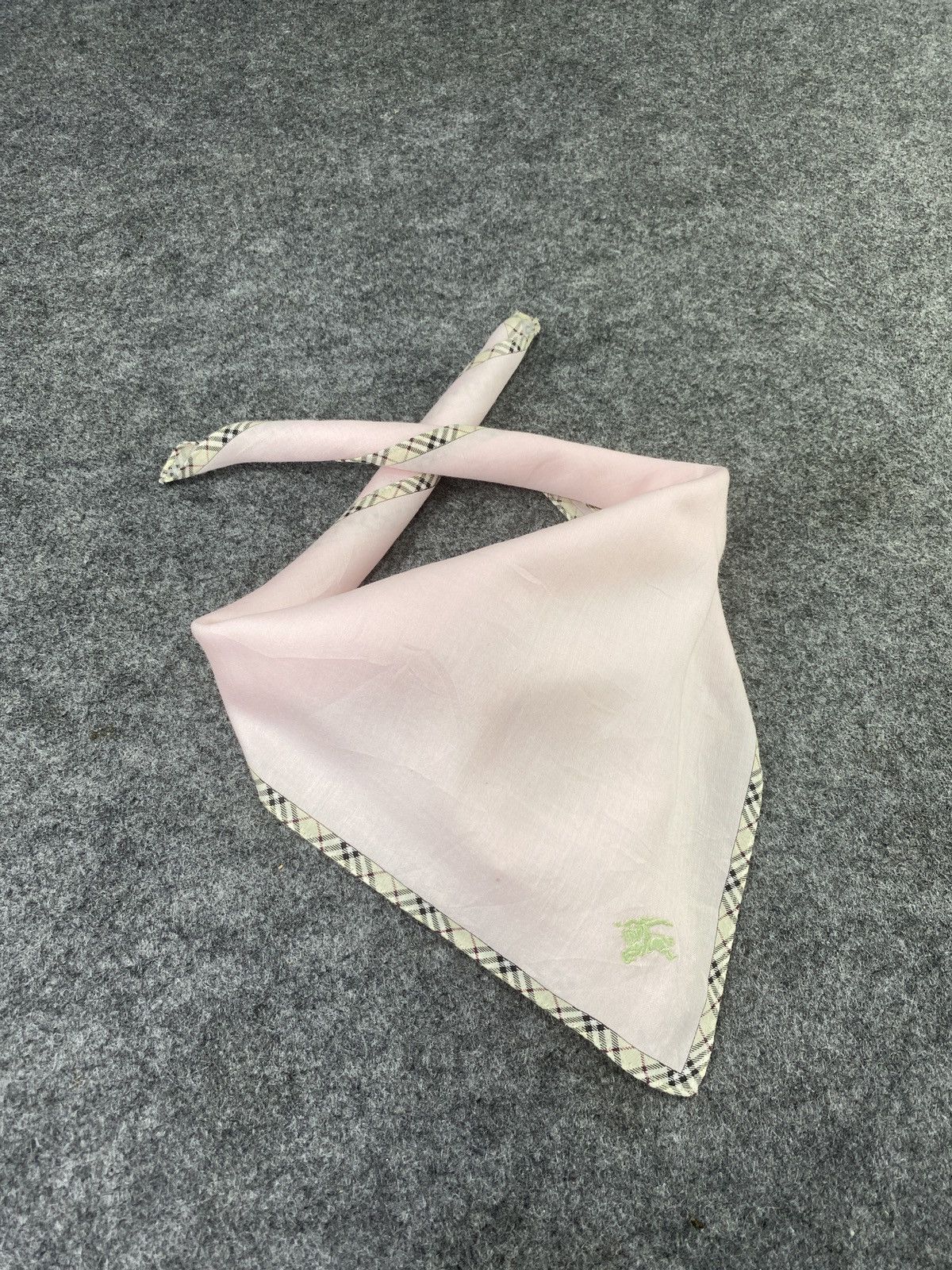 Burberry × Vintage Burberry Handkerchief / Bandana / Neckerchief-B010 Size ONE SIZE - 2 Thumbnail