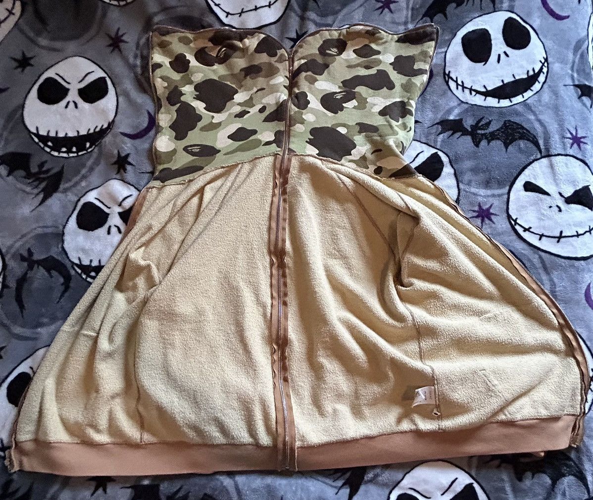 Bape Bape Nigo Era Beige Tan Full Zip Hoodie Size US M / EU 48-50 / 2 - 3 Thumbnail