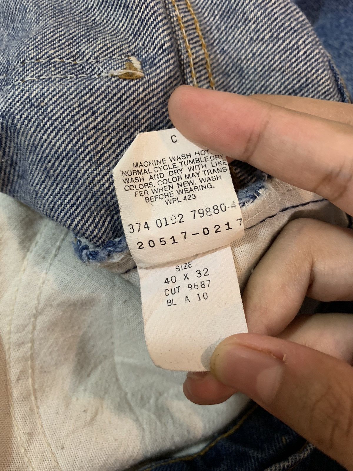 Levi's × Vintage Vintage 90s Levi's 517 Orange Tab Bootcut Size US 40 / EU 56 - 11 Thumbnail