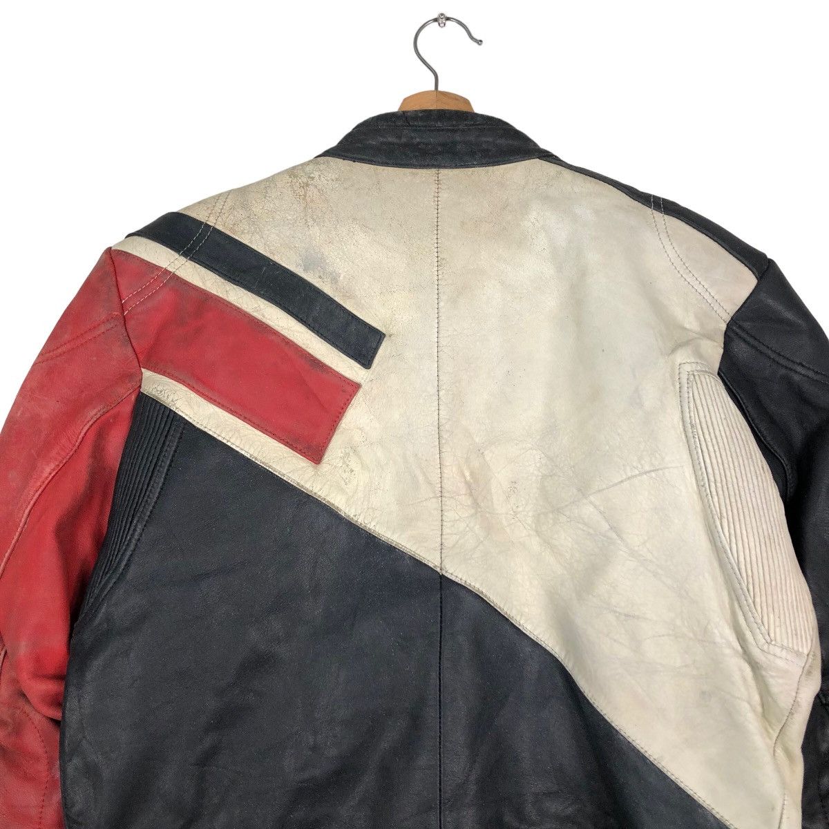 Hein Gericke 🔥Vintage Biker Racing Real Leather Jacket Raberg Japan Size US M / EU 48-50 / 2 - 9 Thumbnail