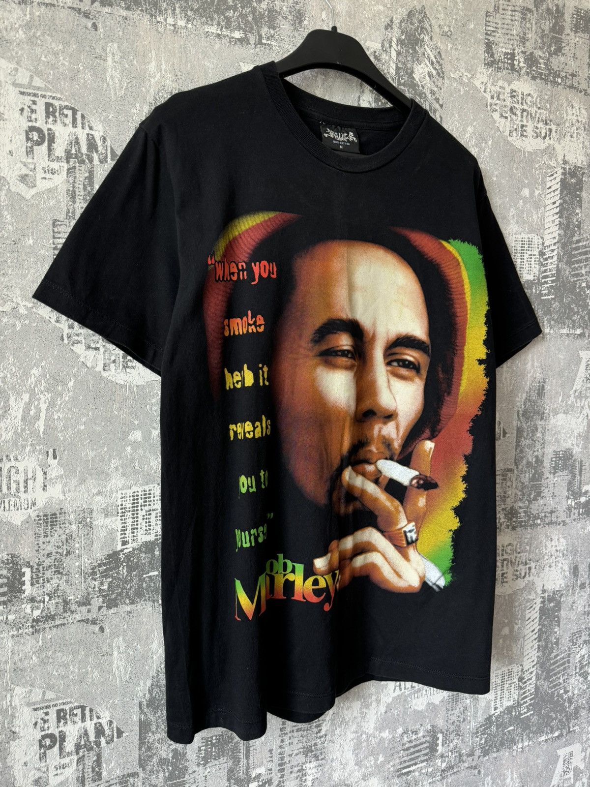 Rap Tees Bob Marley T-Shirt Vintage Size US M / EU 48-50 / 2 - 2 Thumbnail