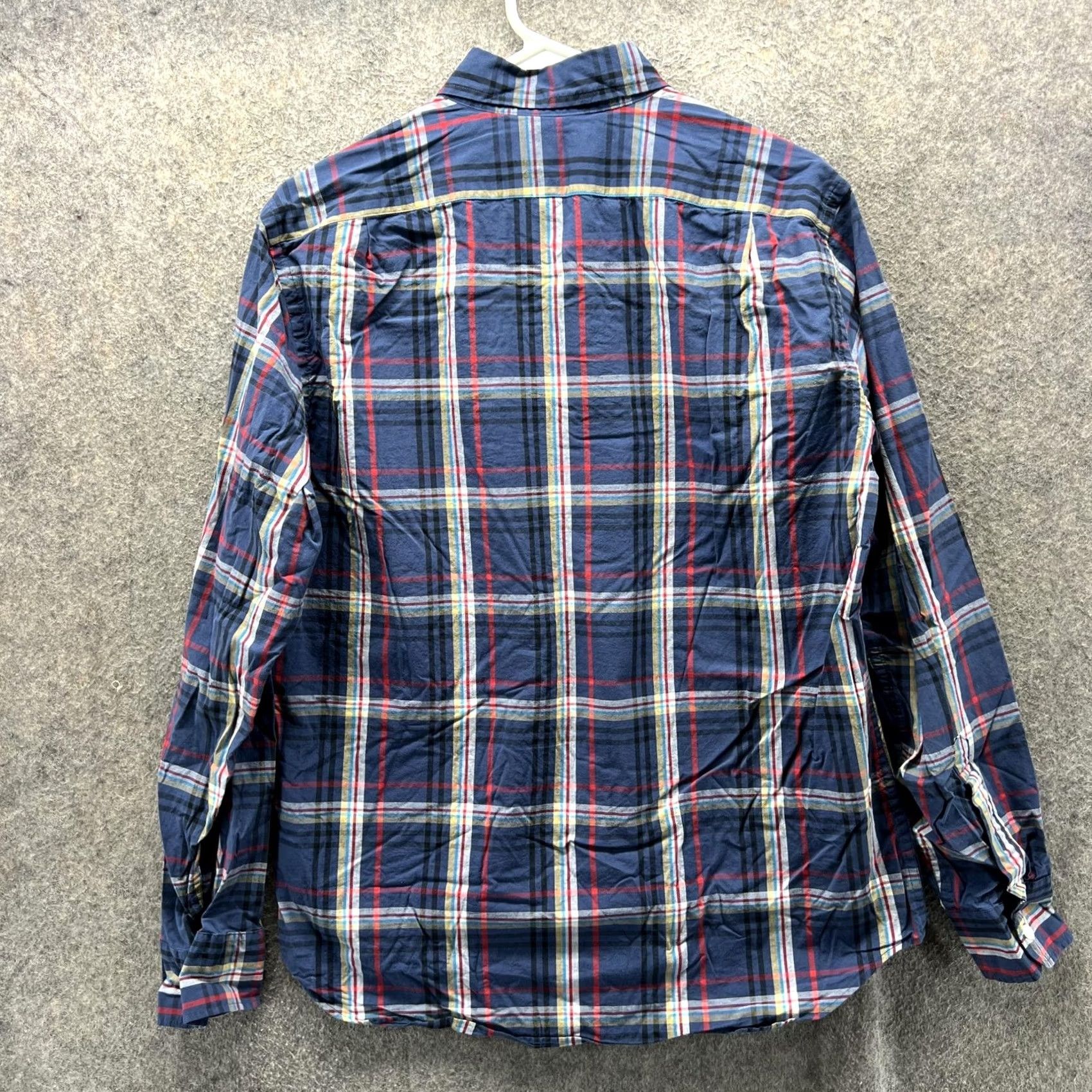 J.Crew J.Crew Shirt Mens Medium Blue Plaid Flex Washed Stretch Button Down Casual Shirts Button-Up Collared Long Sleeve Classic Fit Mens Size US M / EU 48-50 / 2 - 2 Thumbnail