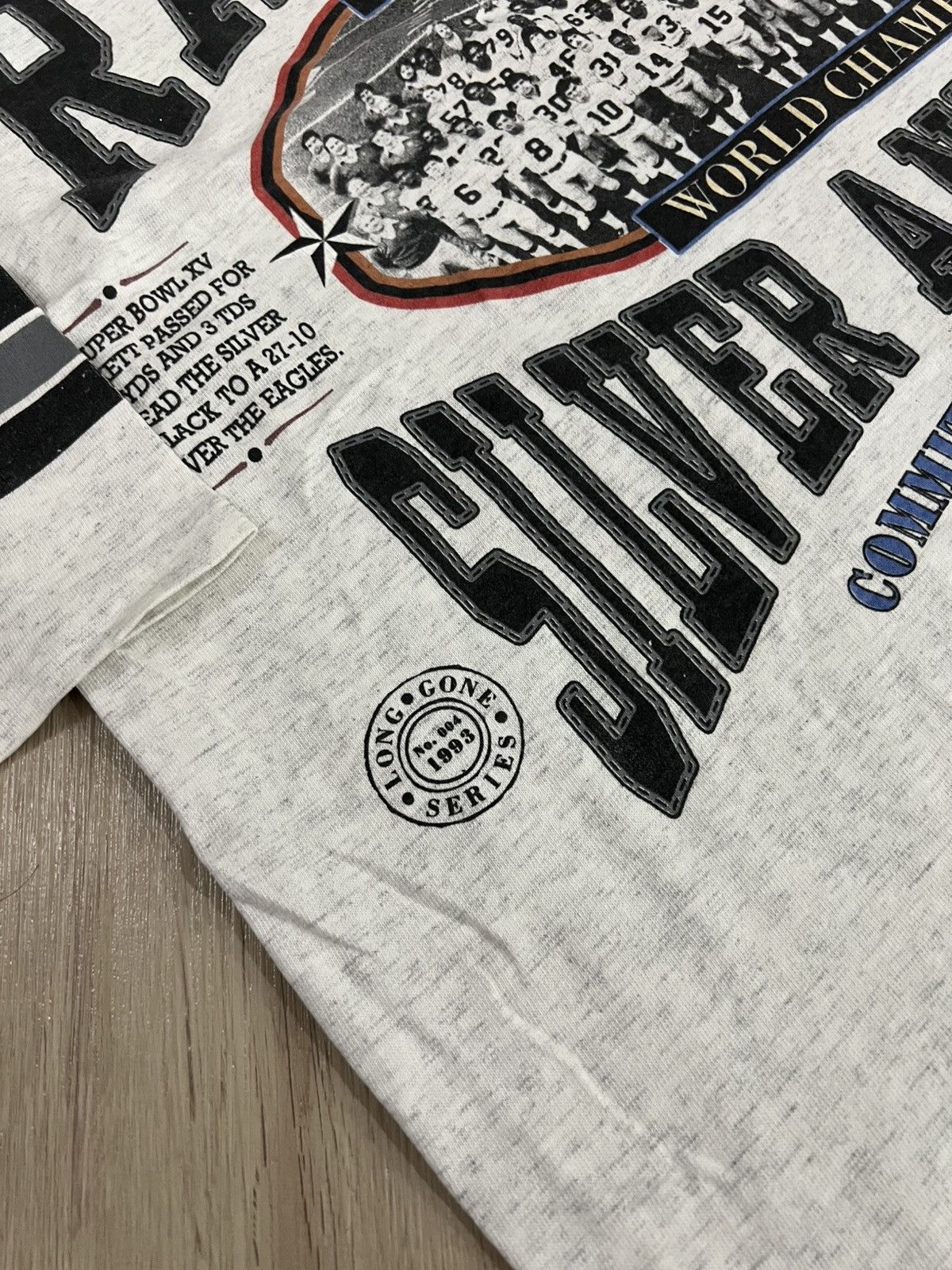 NBA × NFL × Vintage Vintage Raiders Long Gone 90s Shirt Size US XL / EU 56 / 4 - 5 Thumbnail