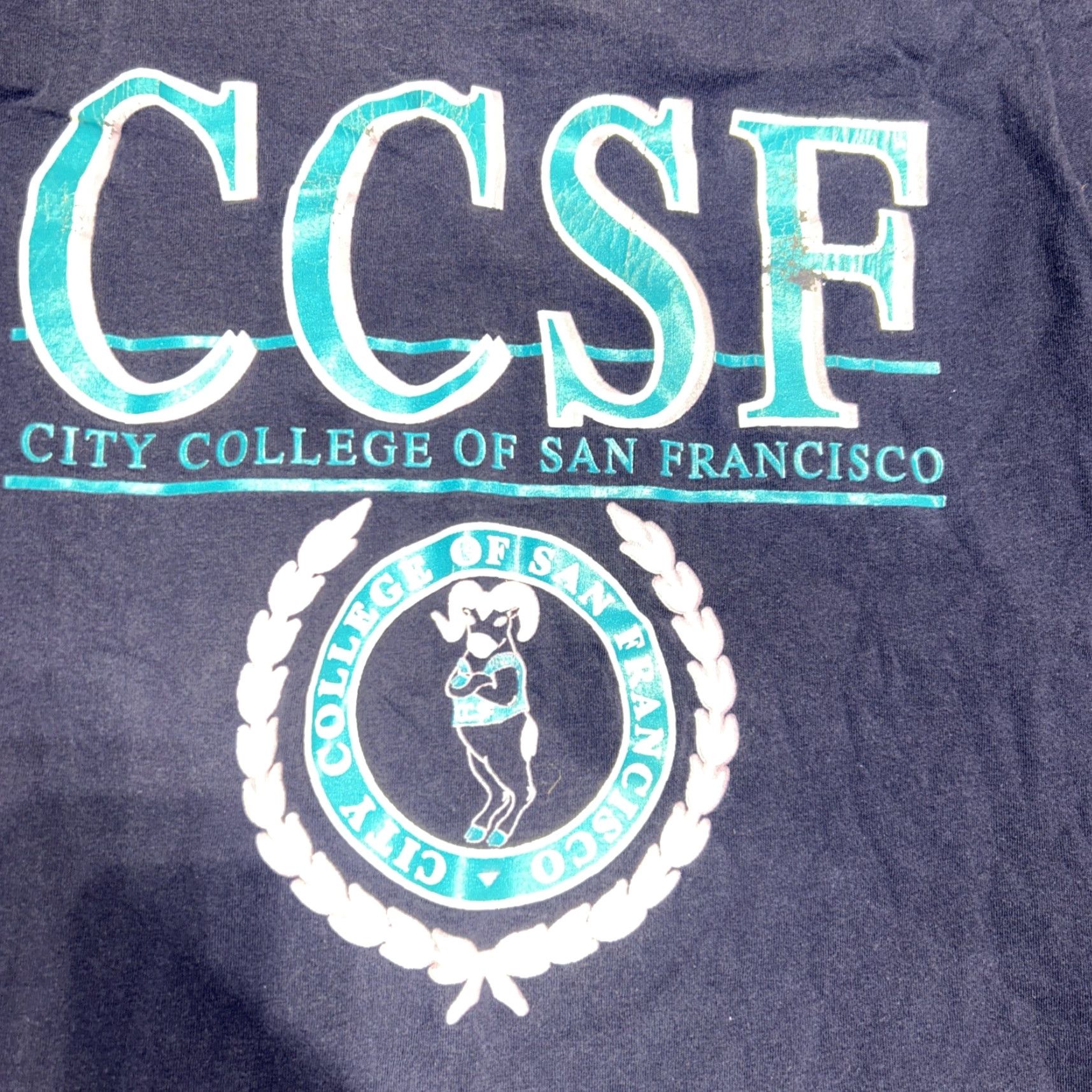 Champion CHAMPION Sweatshirt College University CCSF VTG 1/4 Zip Graphic Print Black Long Sleeve Pullover Men XS? Size US S / EU 44-46 / 1 - 2 Thumbnail