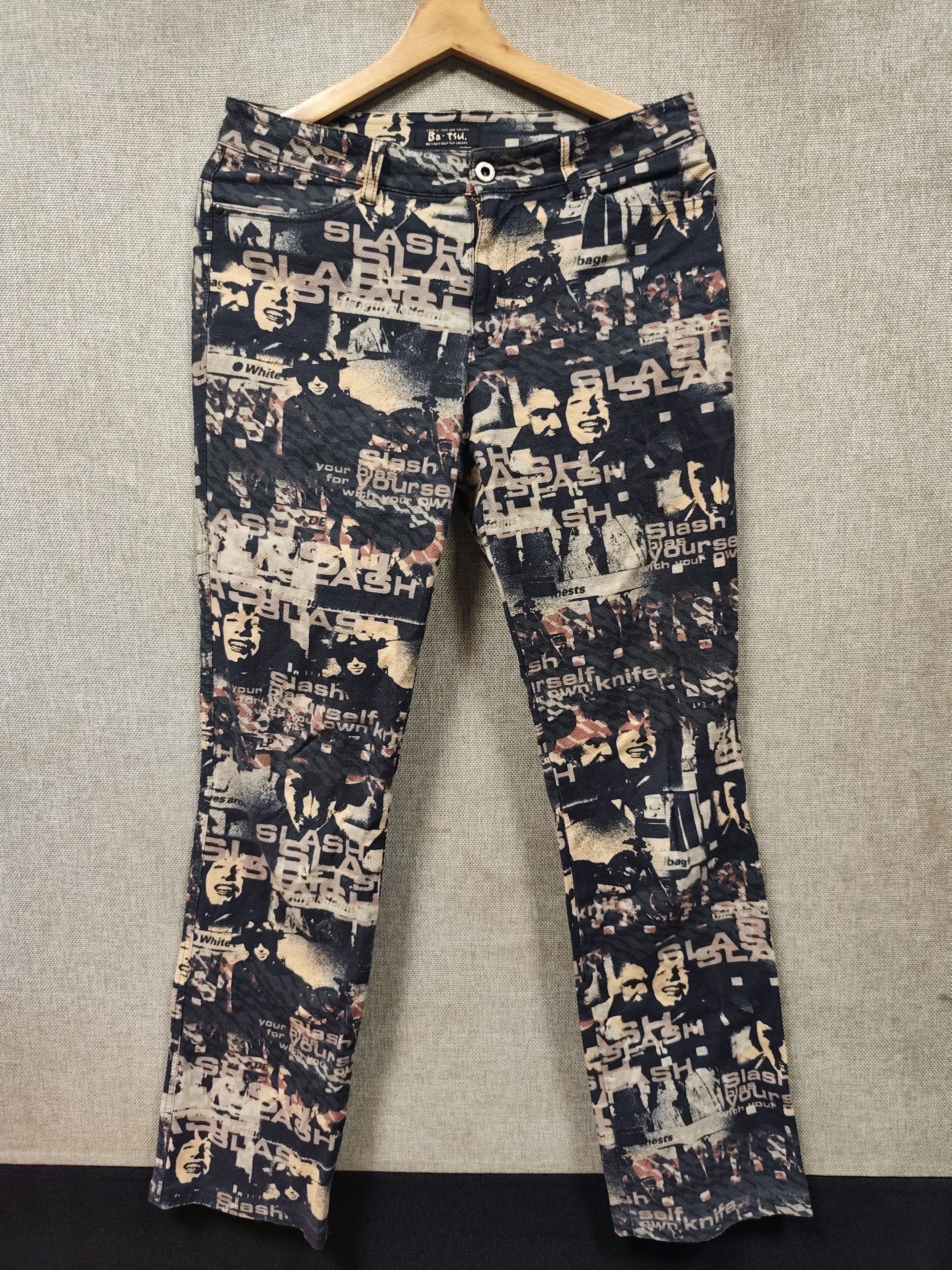 Guns N' Roses Batsu slash guns n roses graphic full print pants Size US 30 / EU 46 - 1 Thumbnail
