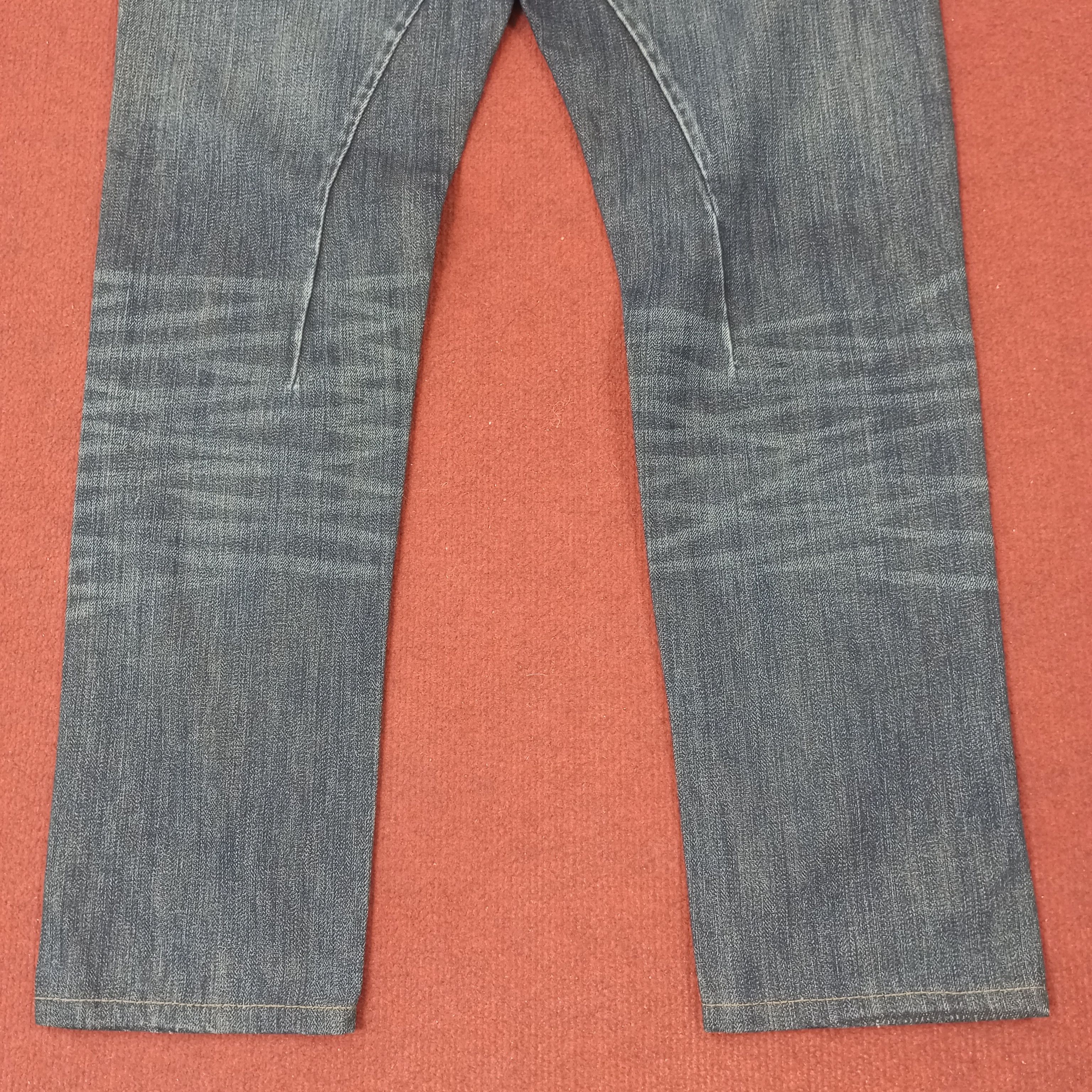 Christian Audigier × Vintage Christian Audigier Jeans Custom Art Spellout Style c217n8 Size US 30 / EU 46 - 3 Thumbnail