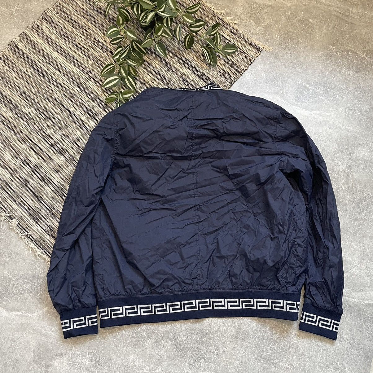 Japanese Brand × Versace Jeans Couture 90s Versace jeans couture bootleg jacket goth vintage bomber Size US L / EU 52-54 / 3 - 5 Thumbnail