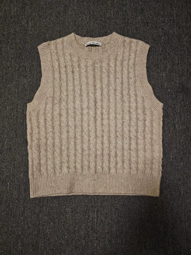 Vintage Acne Studios Wool Knit Vest-yf Size US L / EU 52-54 / 3 - 1 Thumbnail