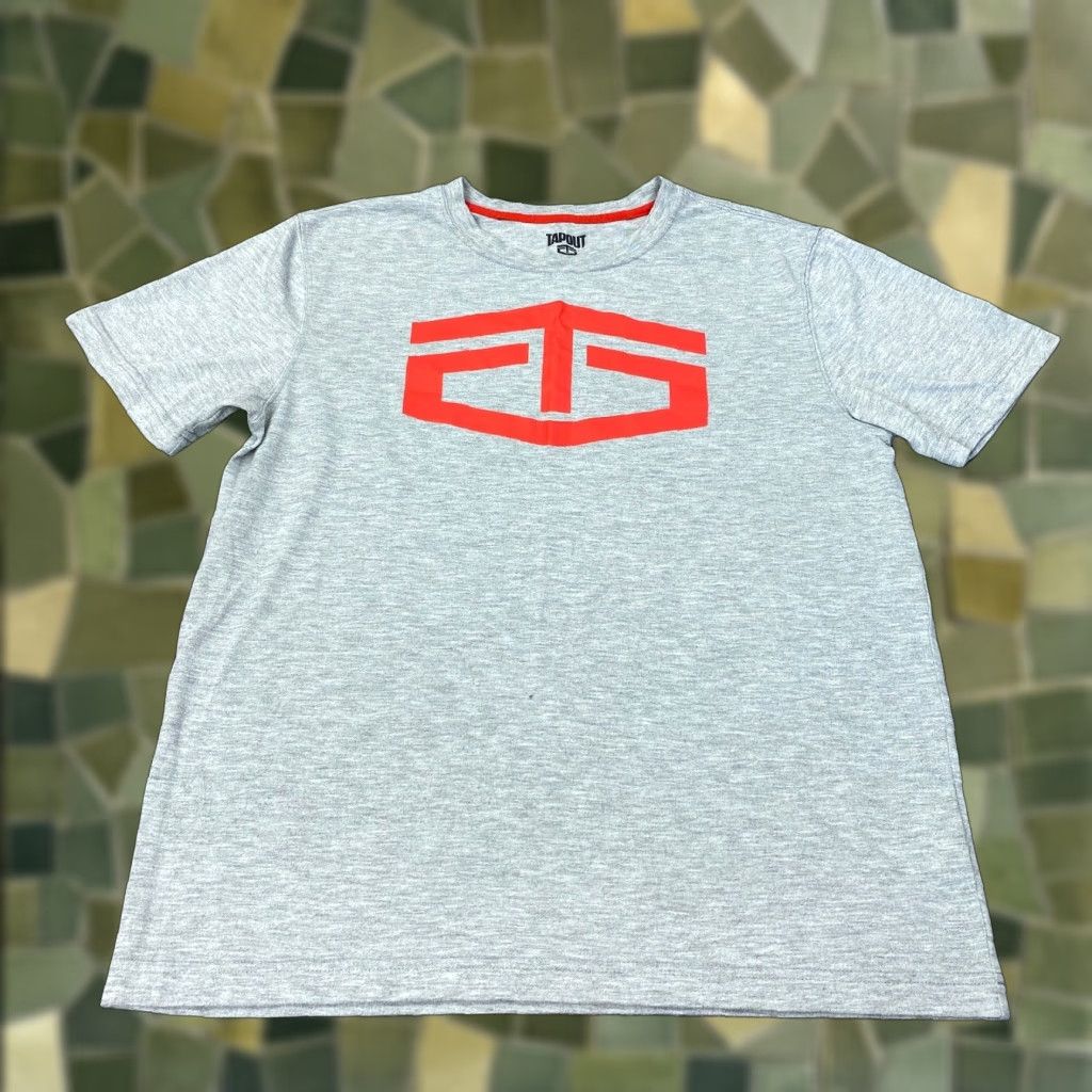 Tapout VINTAGE Tapout Shirt MMA Graphic Medium Gray Red Logo Short Sleeve Tee Mens Size US M / EU 48-50 / 2 - 1 Thumbnail