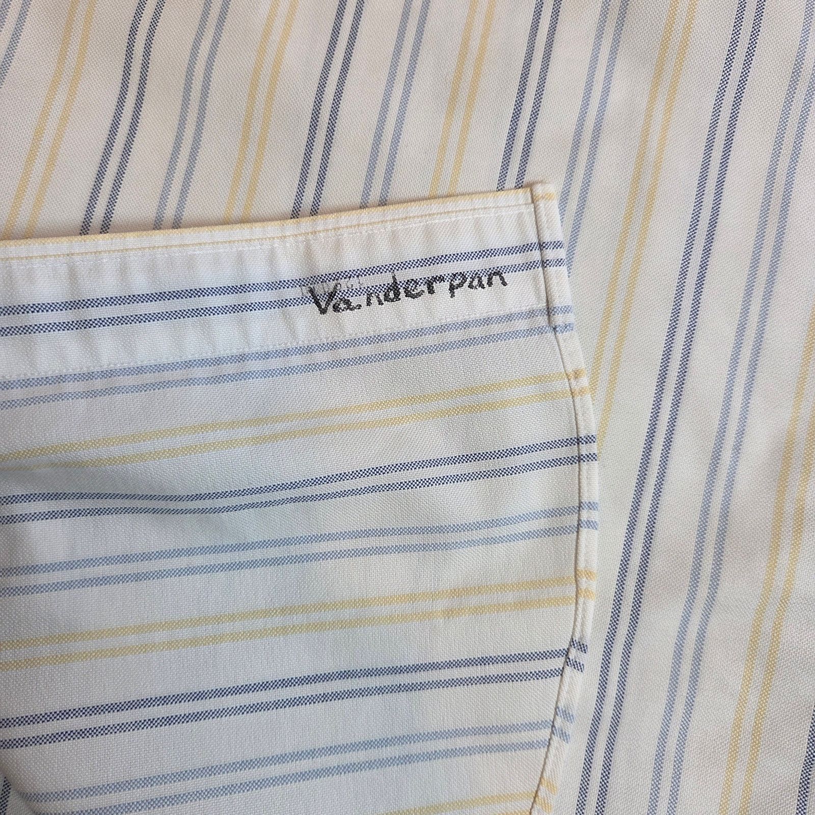 L.L. Bean LL Bean Wrinkle Free Striped Short Sleeve Shirt 16.5 Size US L / EU 52-54 / 3 - 10 Thumbnail