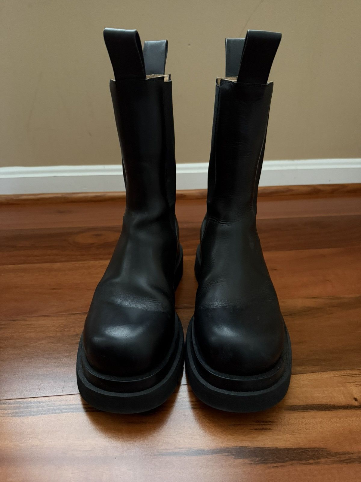 Bottega Veneta Lug Boots Black Size US 7 / EU 40 - 2 Thumbnail