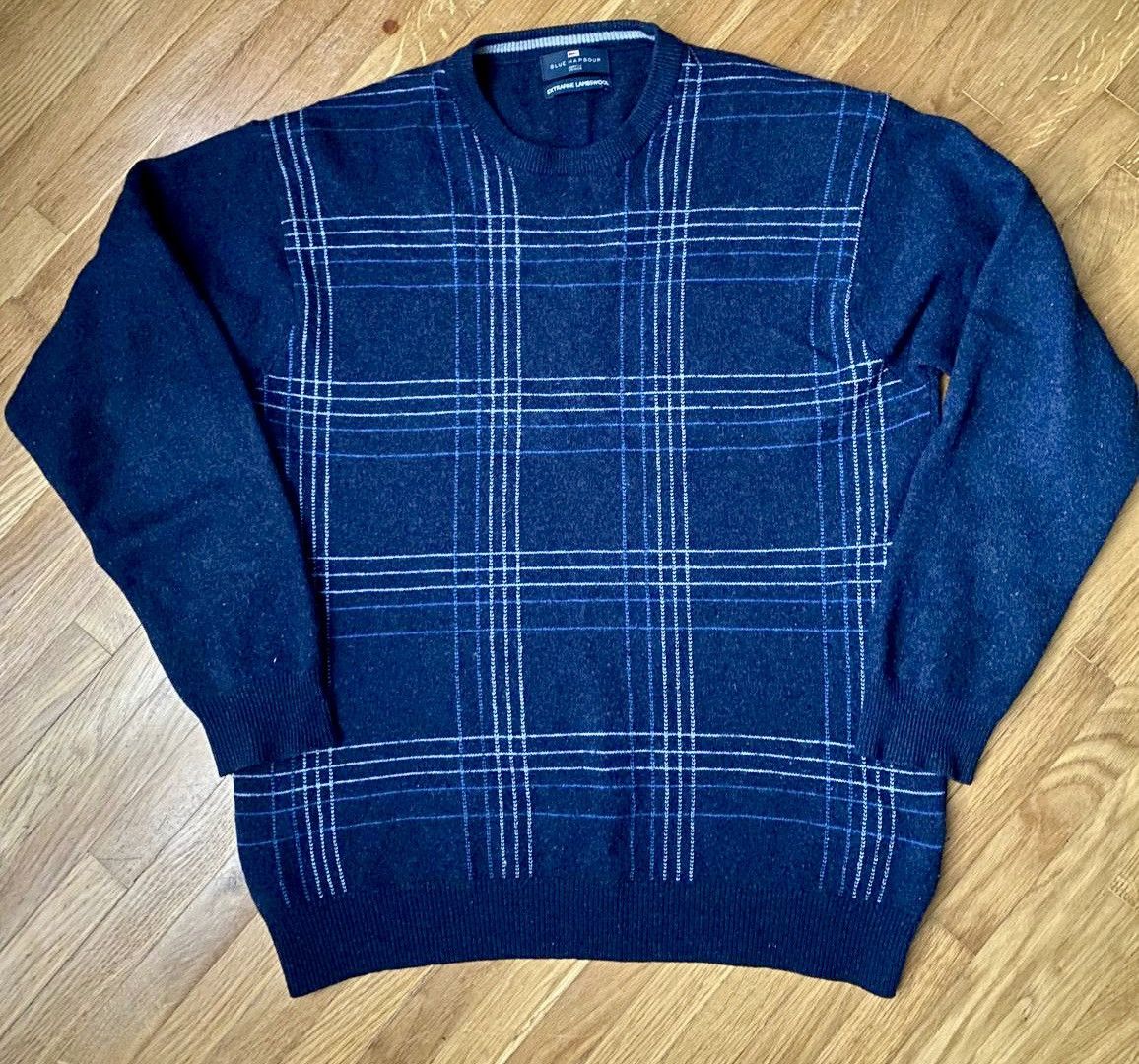 Vintage Blue Harbour Marks & Spencer lambswool sweater Size US L / EU 52-54 / 3 - 1 Thumbnail